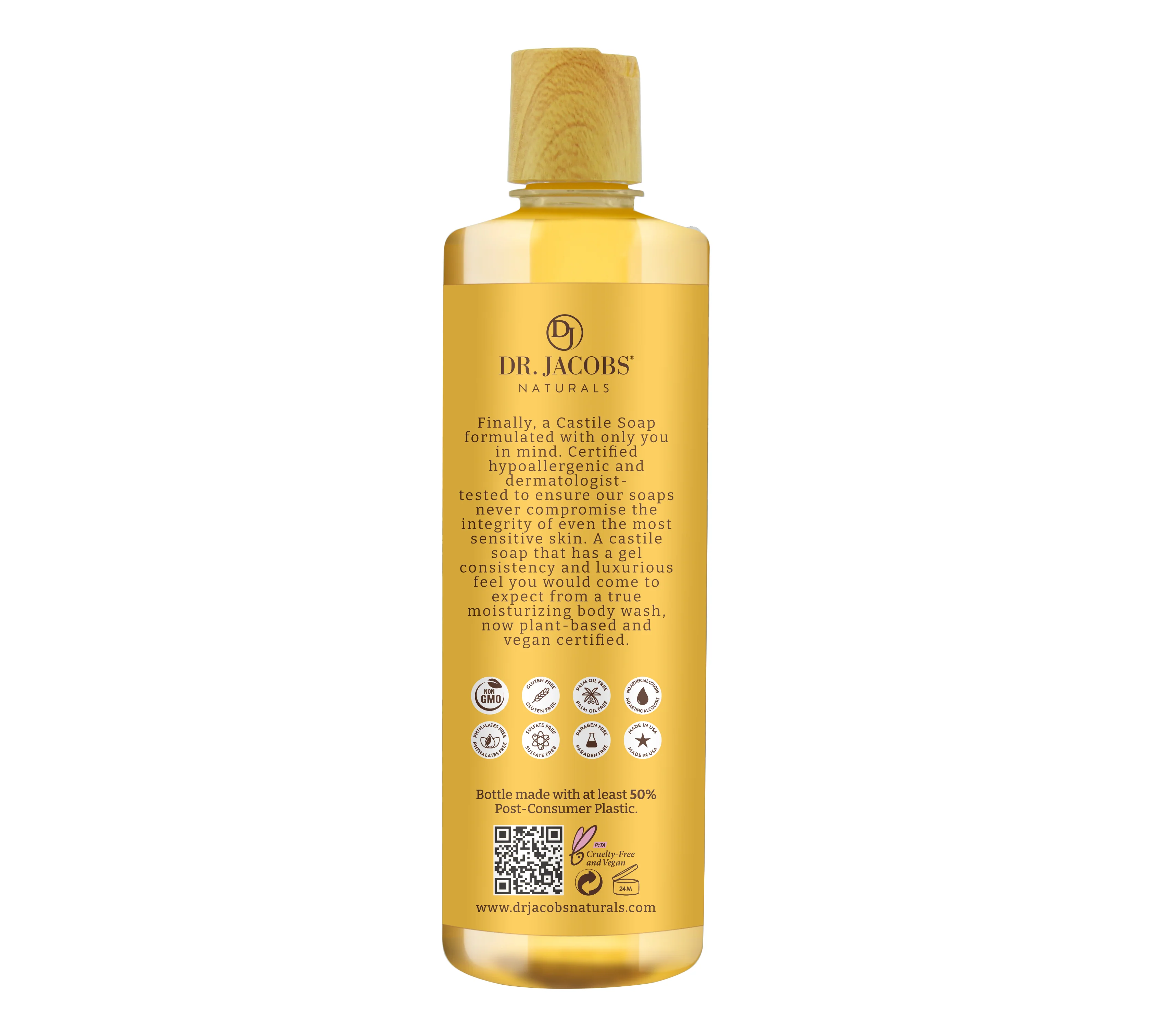 Almond Castile Soap Body Wash - 32 oz - Image 4