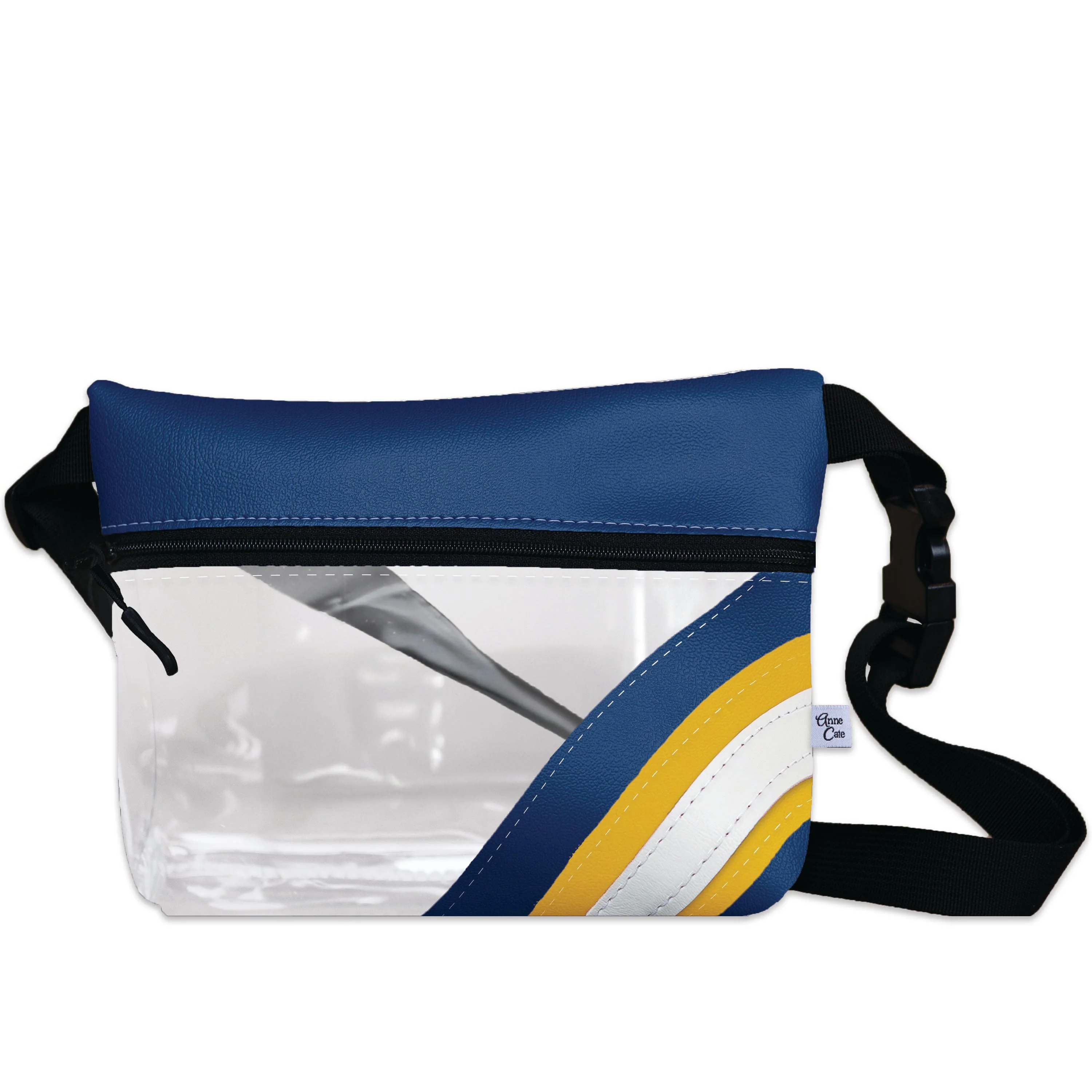 Basketball Arena Clear Stripe Game Day Fanny Pack - Image 16