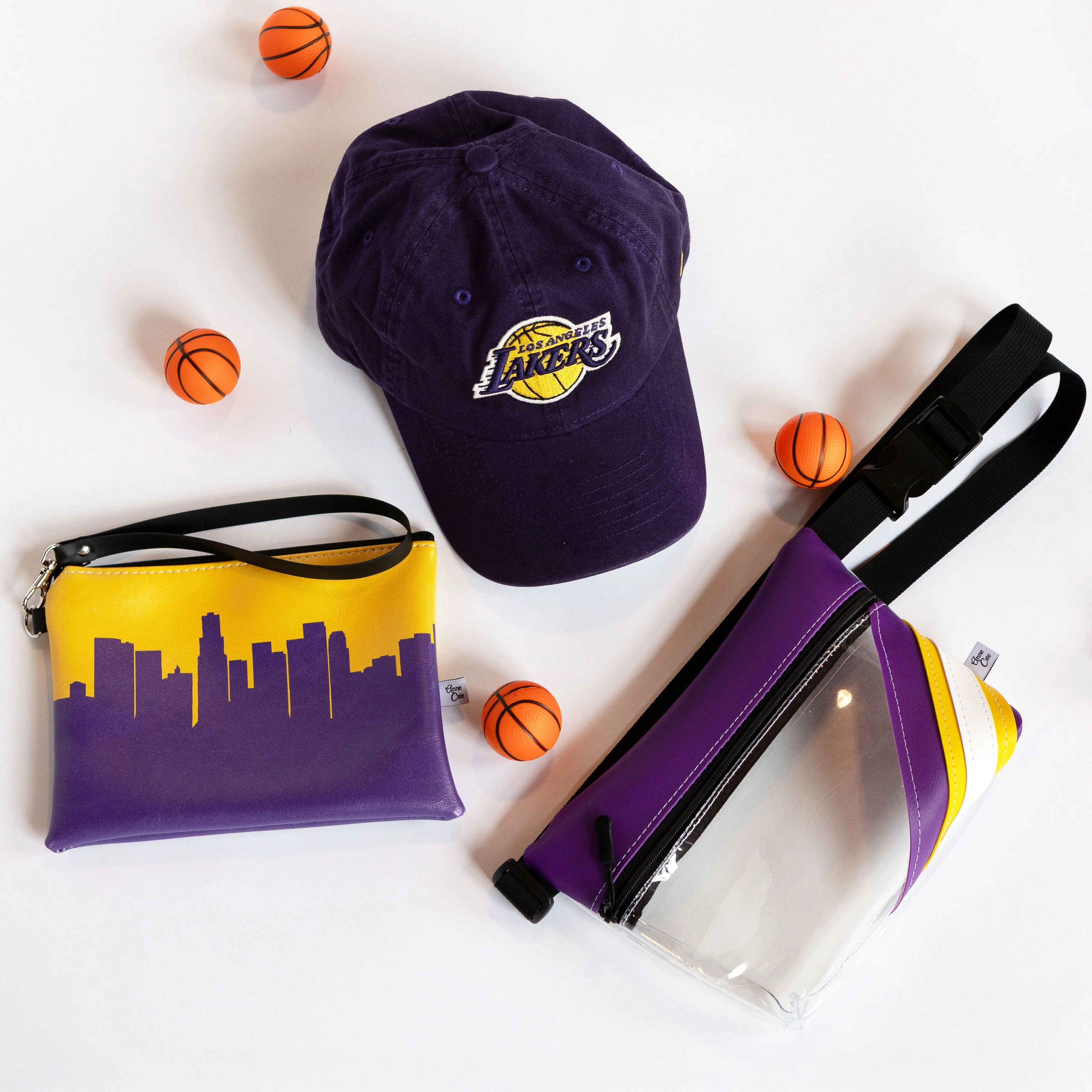 Basketball Arena Clear Stripe Game Day Fanny Pack - Image 4