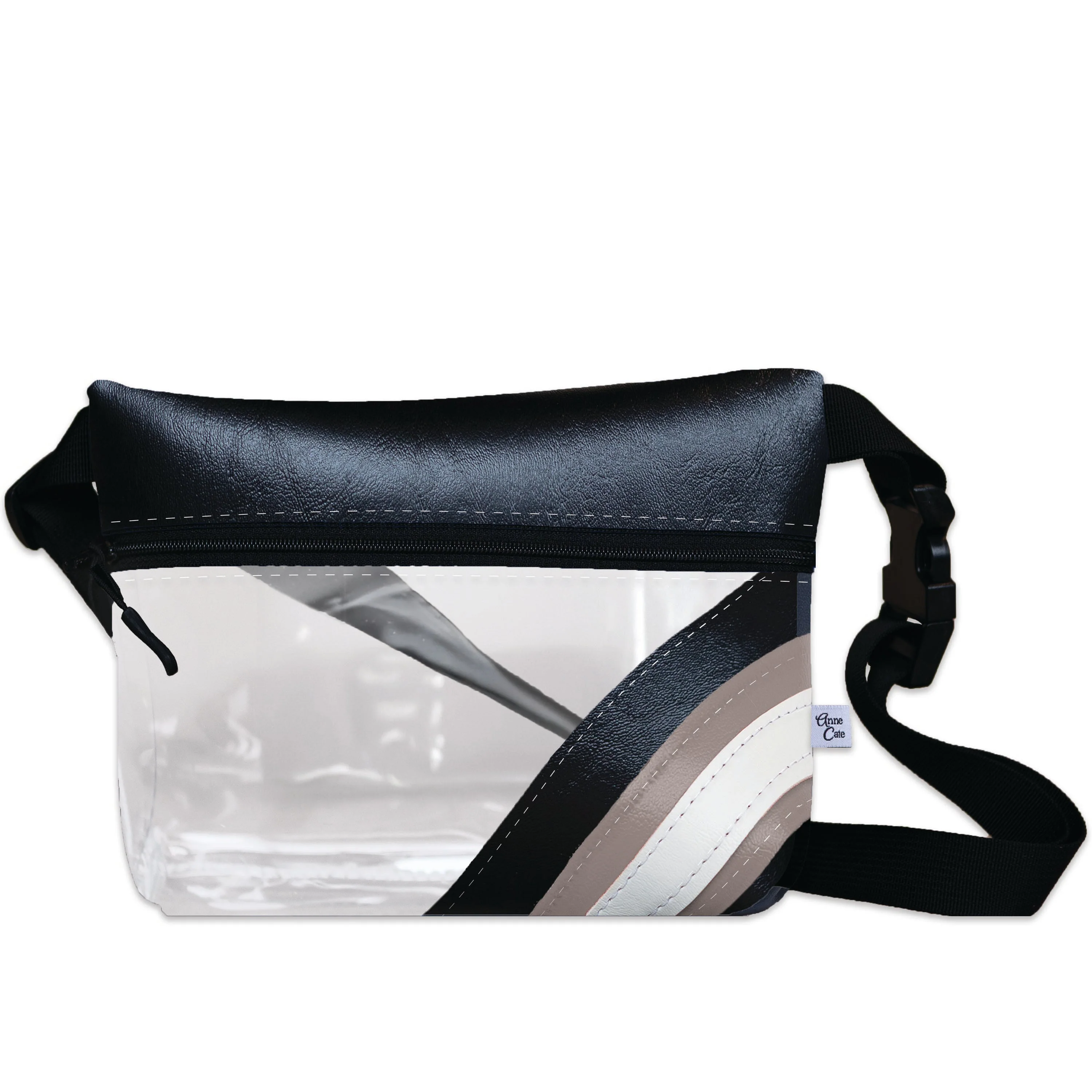 Basketball Arena Clear Stripe Game Day Fanny Pack - Image 9