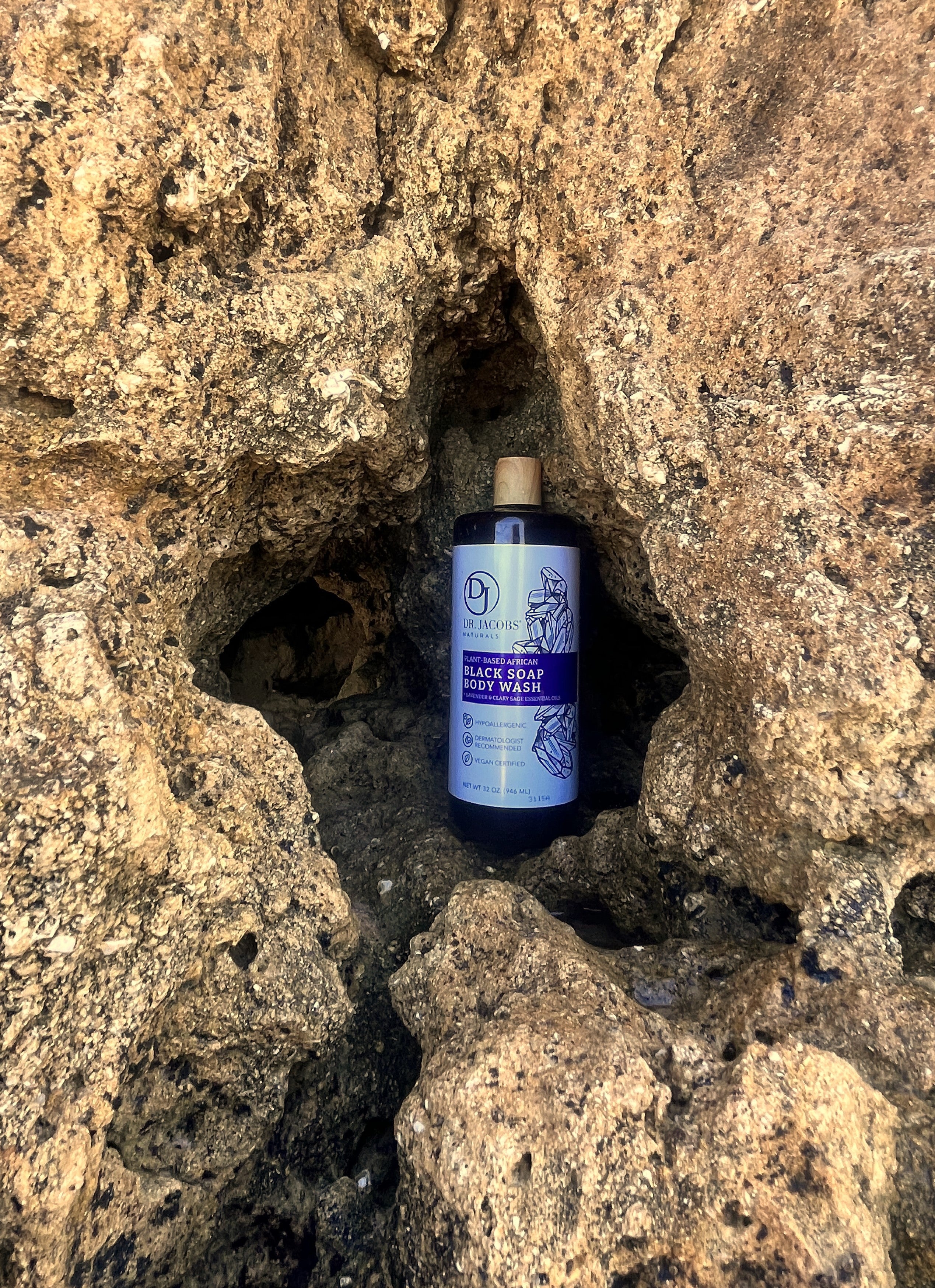Black Soap Detoxifying Cleanser - Lavender & Sage - Image 2