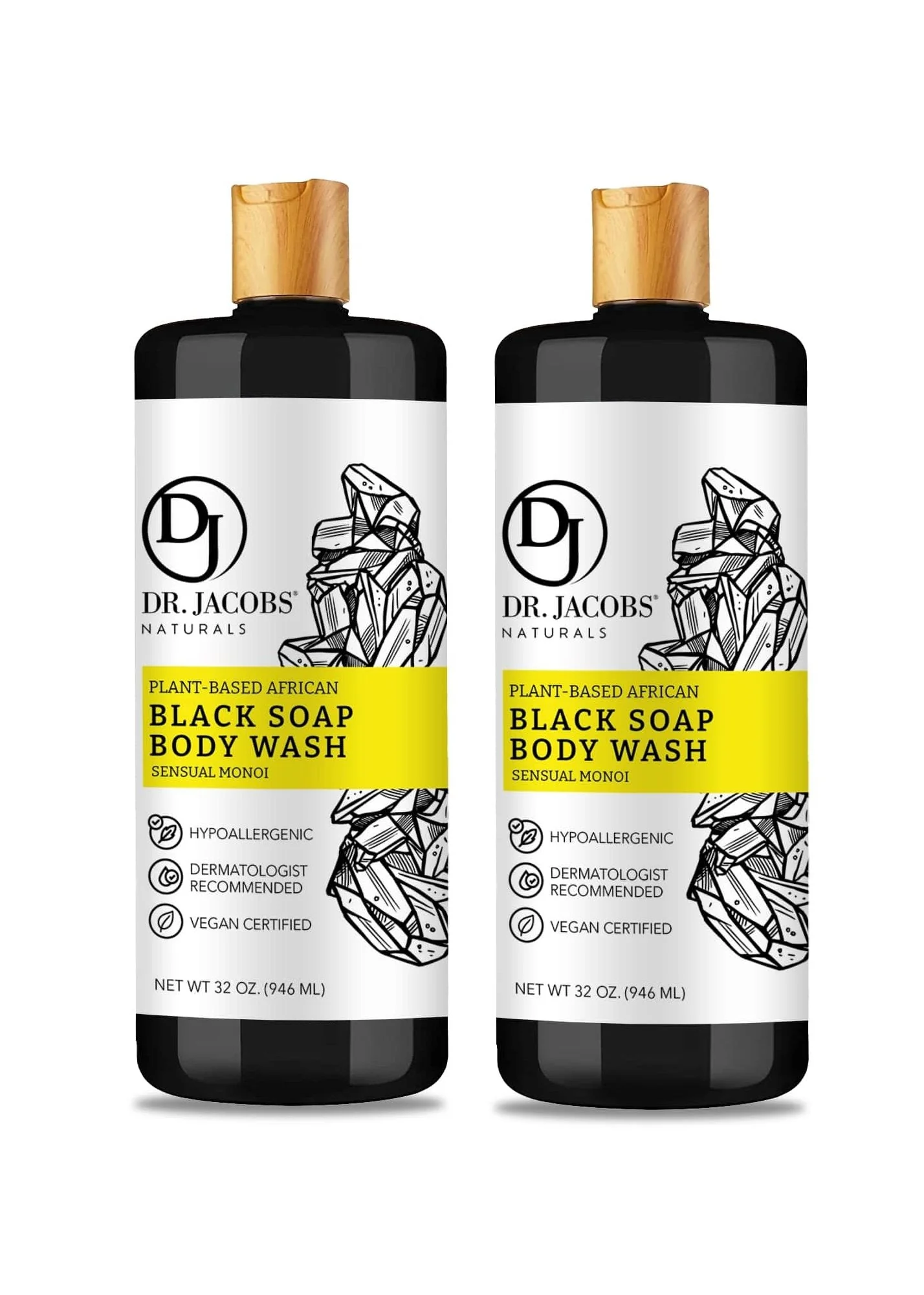 Black Soap Detoxifying Cleanser - Monoi Scent - Image 8
