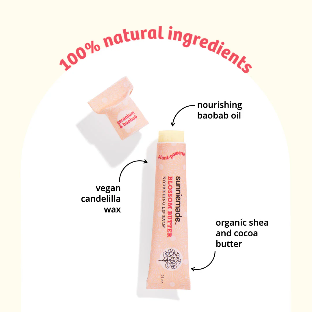 Natural Nourishing Blossom Butter Lip Balm - Image 5