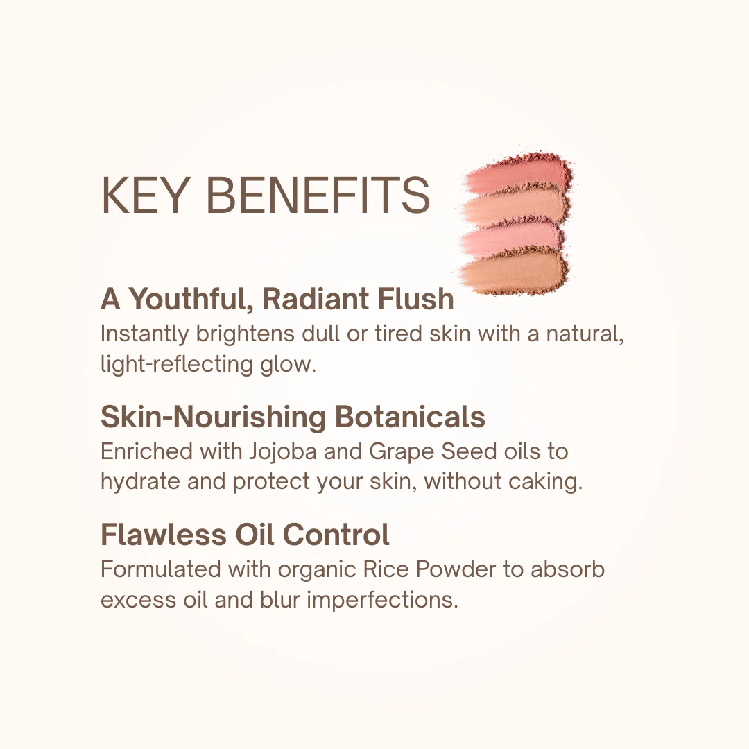 Radiant Organic Pressed Blush - Full Size Compact - Image 7
