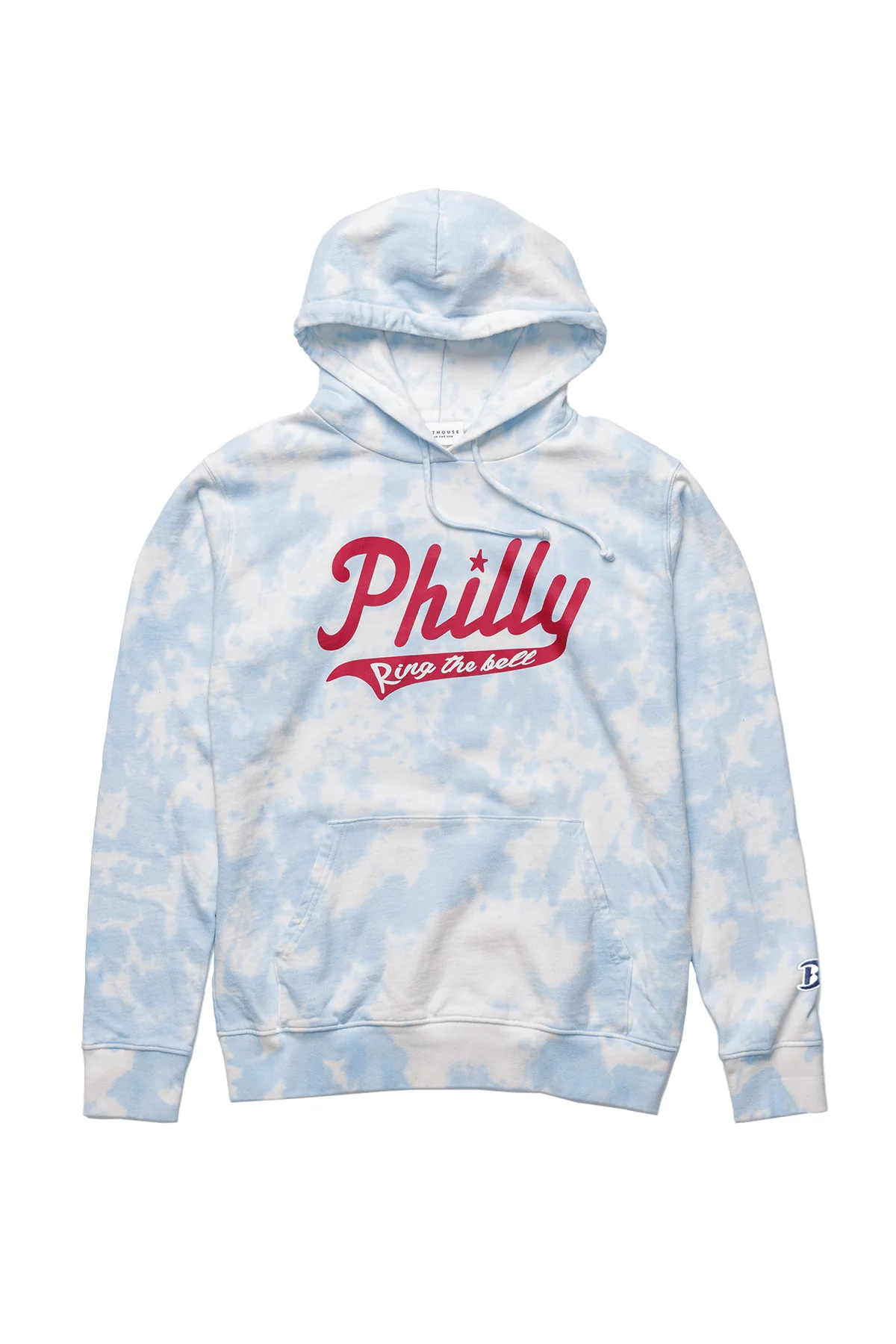 Philly Ring the Bell Tie-Dye Cotton Hoodie