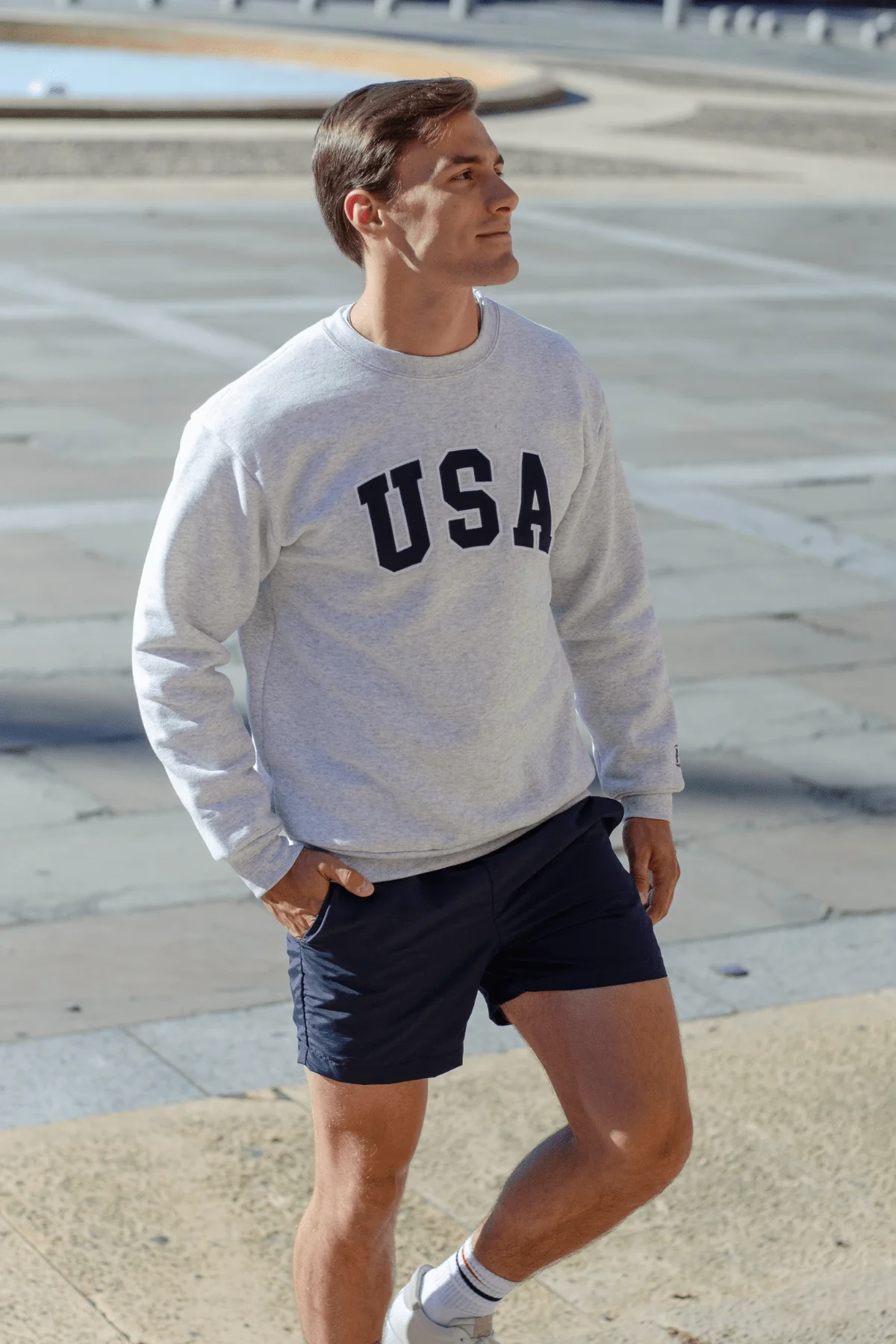 USA Crew Oversized Midweight Sweatshirt - Image 2