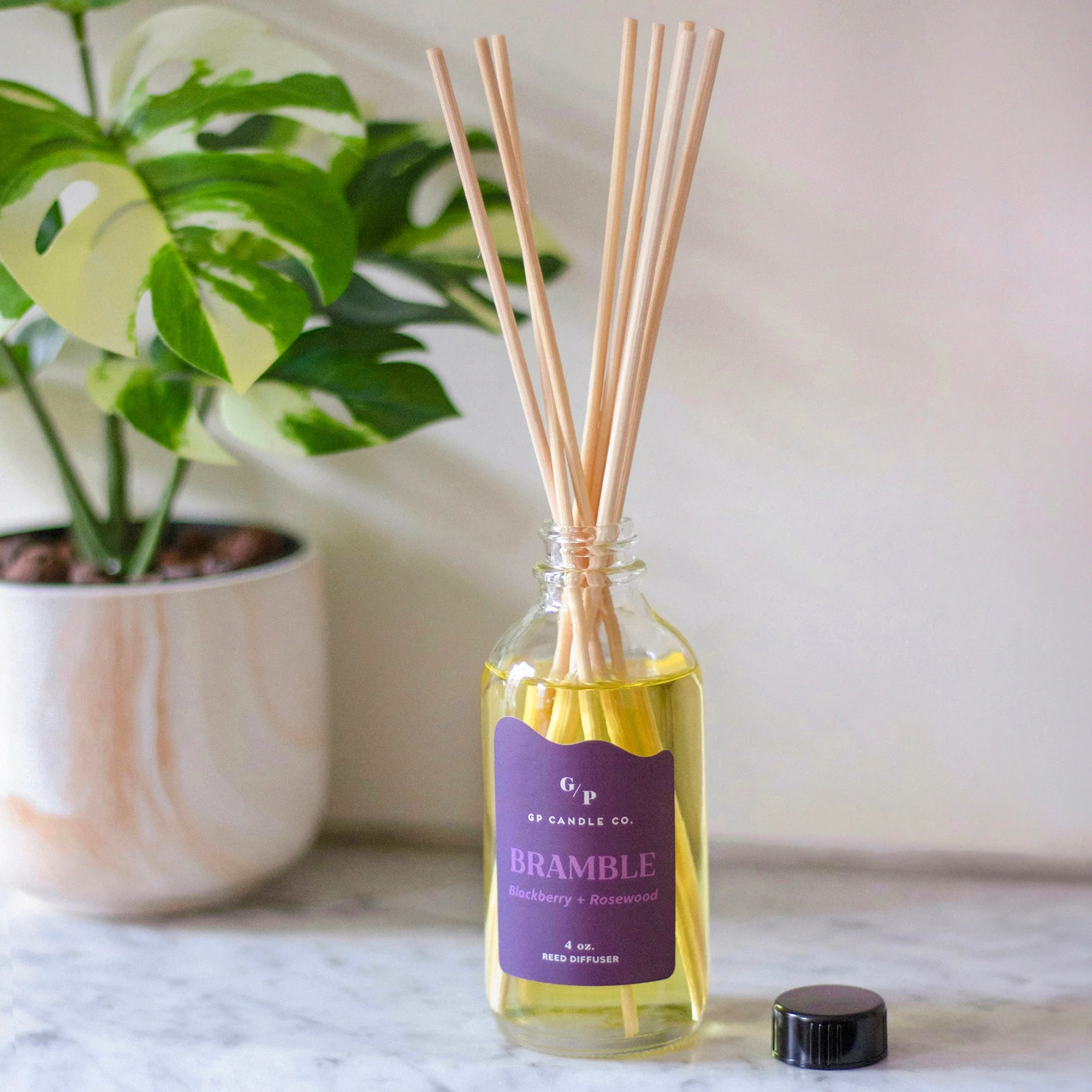Bramble 4 oz. Hue Reed Diffuser - Blackberry & Rosewood - Image 5