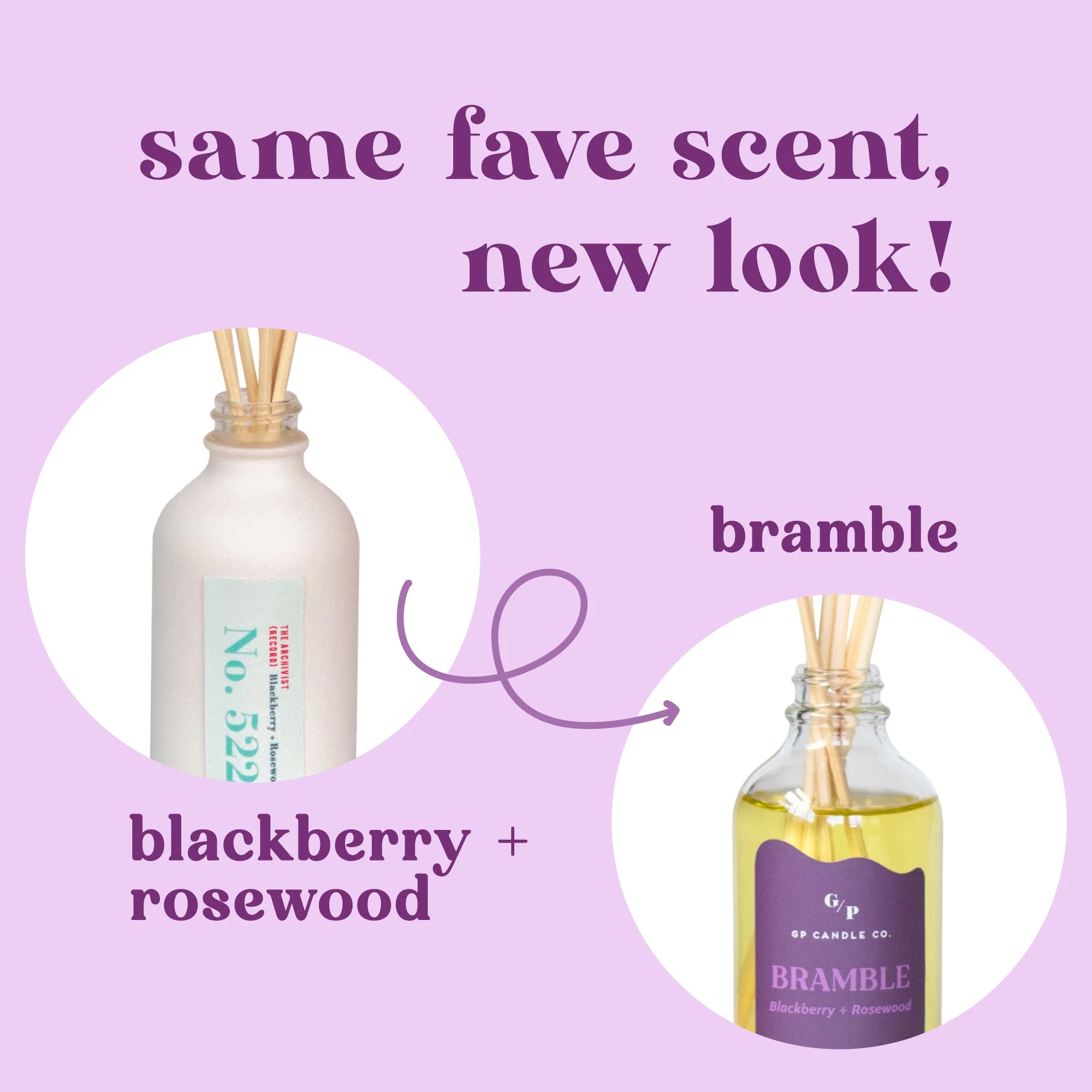 Bramble 4 oz. Hue Reed Diffuser - Blackberry & Rosewood - Image 6