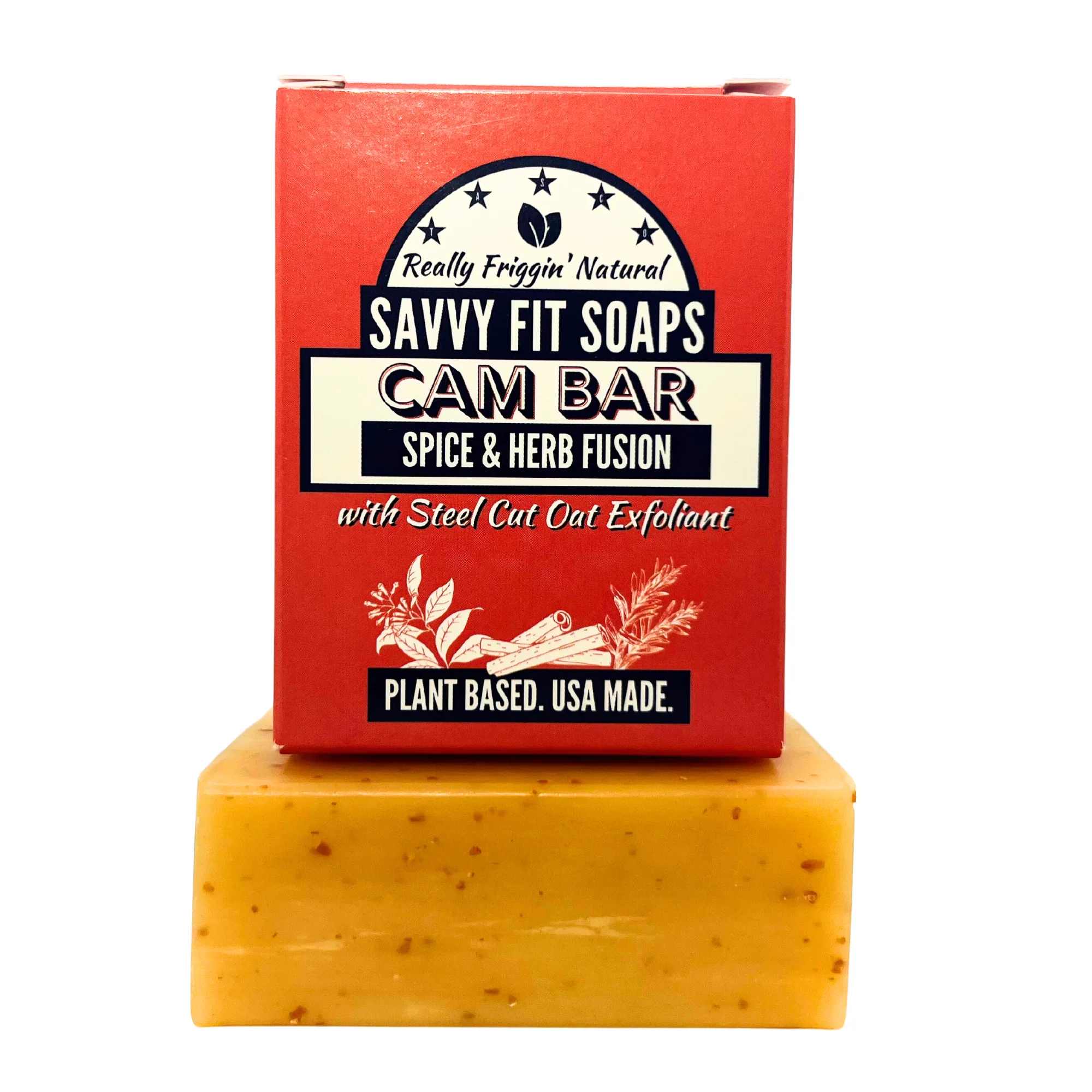 Cam Bar Soap Trio - Cinnamon, Rosemary, Clove, Turmeric - Image 2