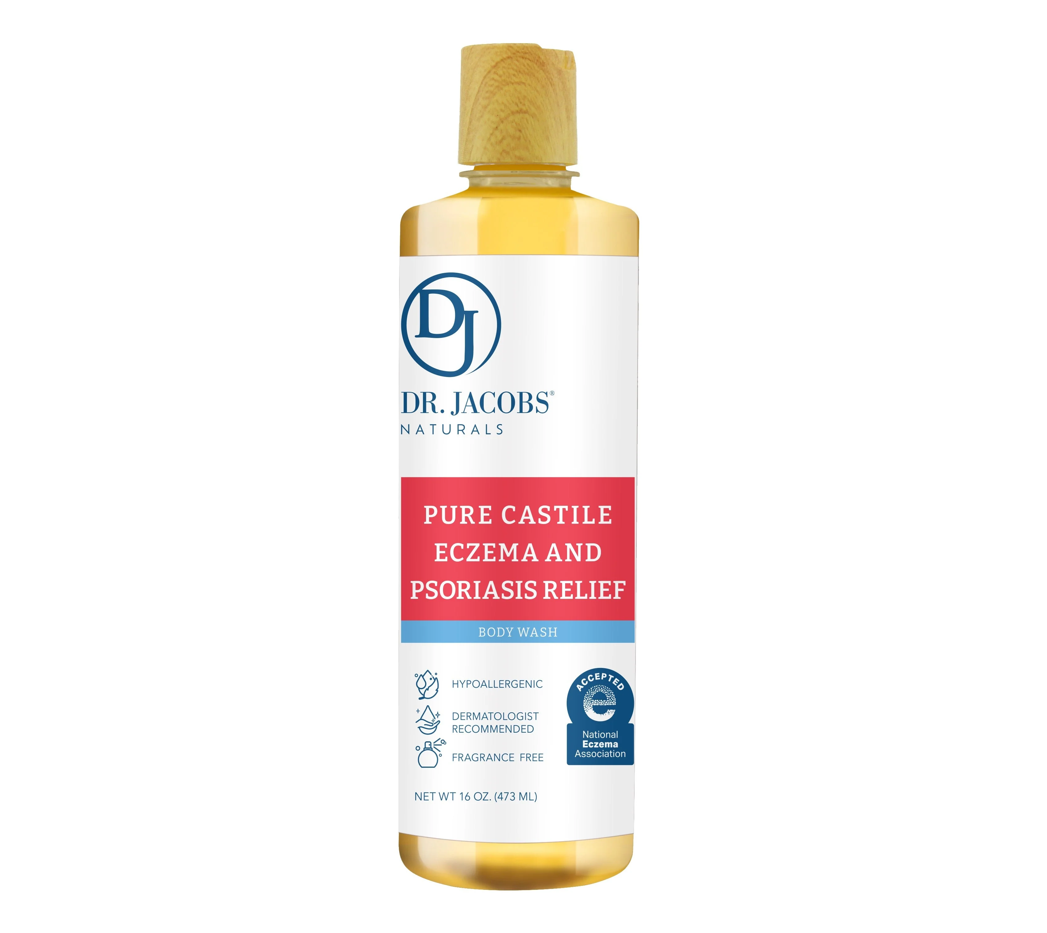 Castile Soap for Eczema and Psoriasis - 16 oz