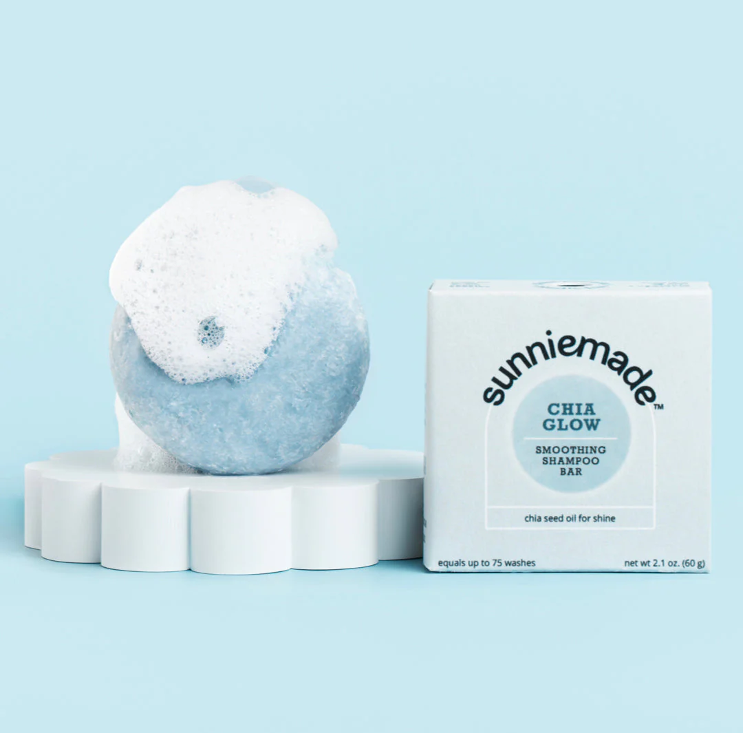 Smoothing Shampoo Bar Chia Glow - Berry Scent - Image 3