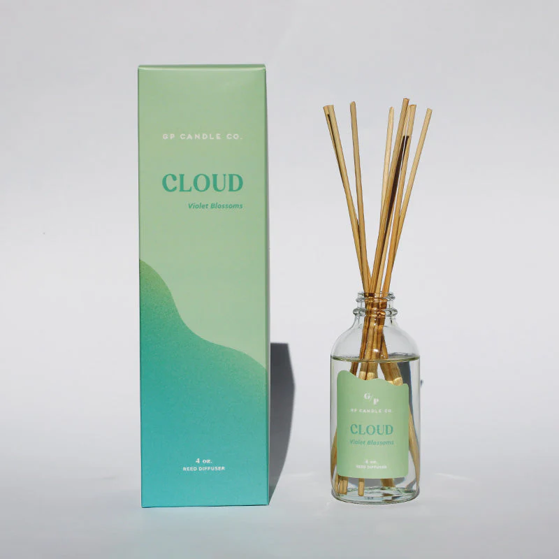 Cloud 4 oz. Hue Reed Diffuser - Violet Blossoms - Image 4