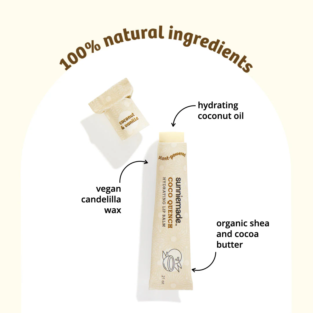 Coconut Hydrating Lip Balm - 0.21 Oz - Image 5
