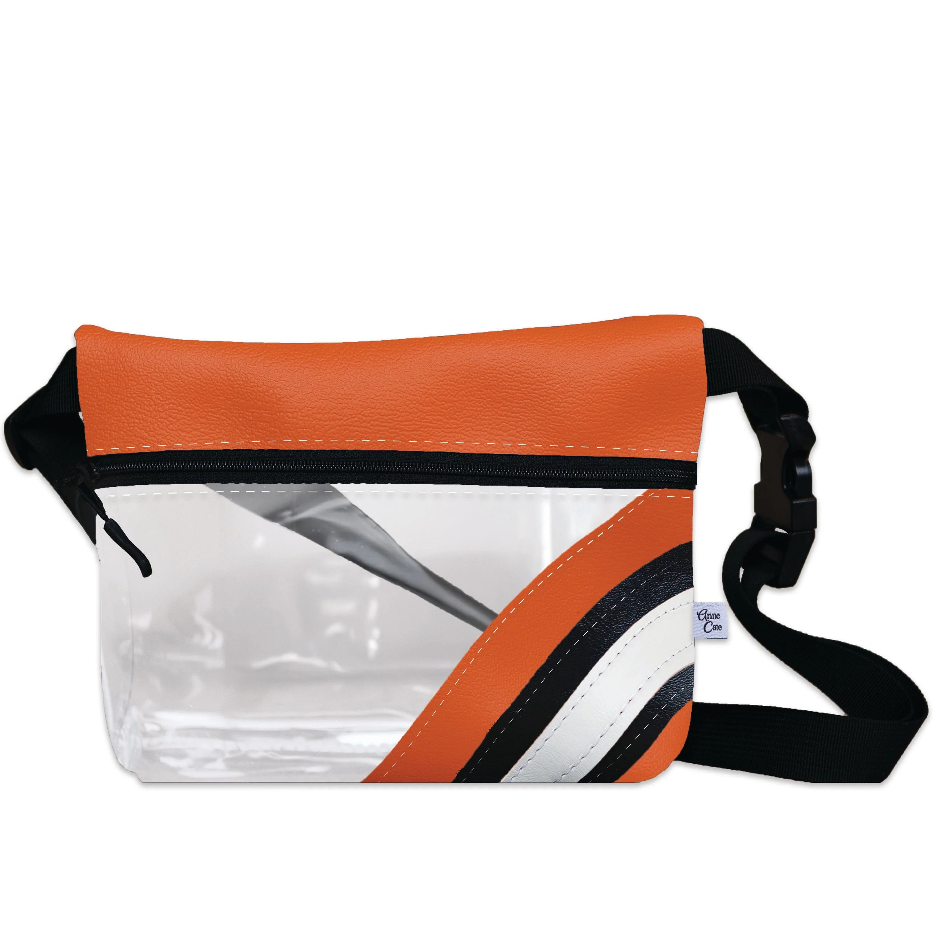 Collegiate Football Stadium Clear Stripe Game Day Fanny Pack - Image 16