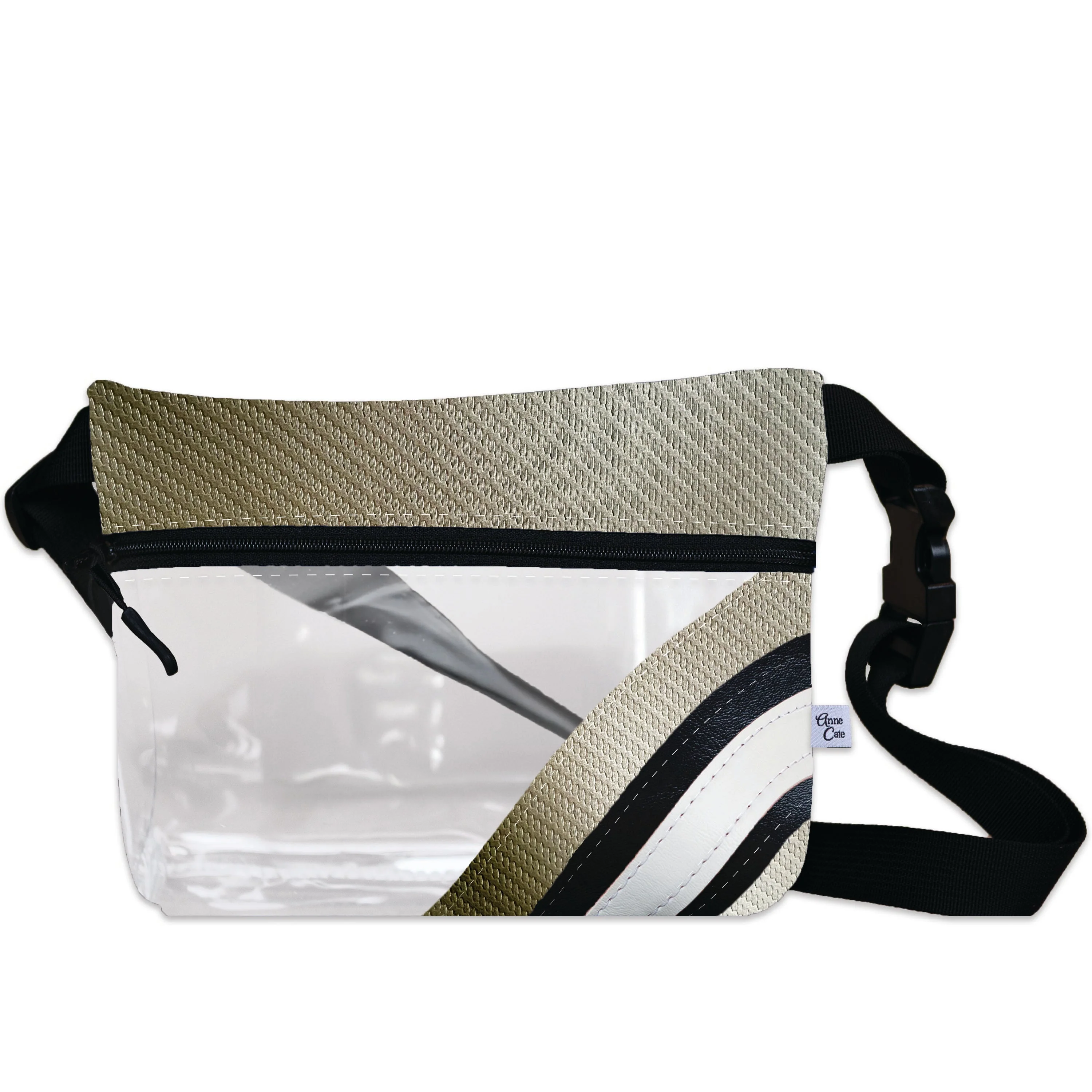 Collegiate Football Stadium Clear Stripe Game Day Fanny Pack - Image 18