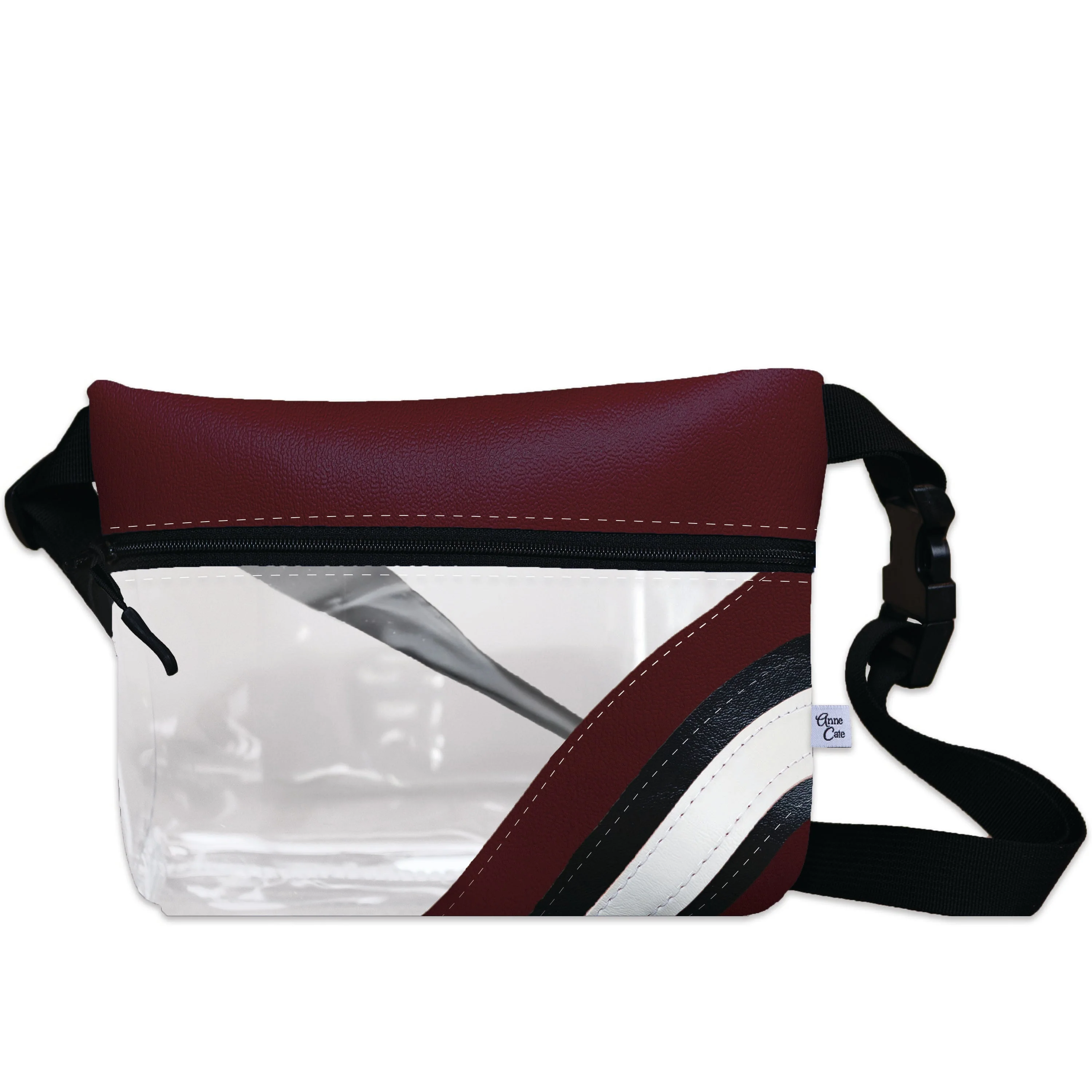 Collegiate Football Stadium Clear Stripe Game Day Fanny Pack - Image 20
