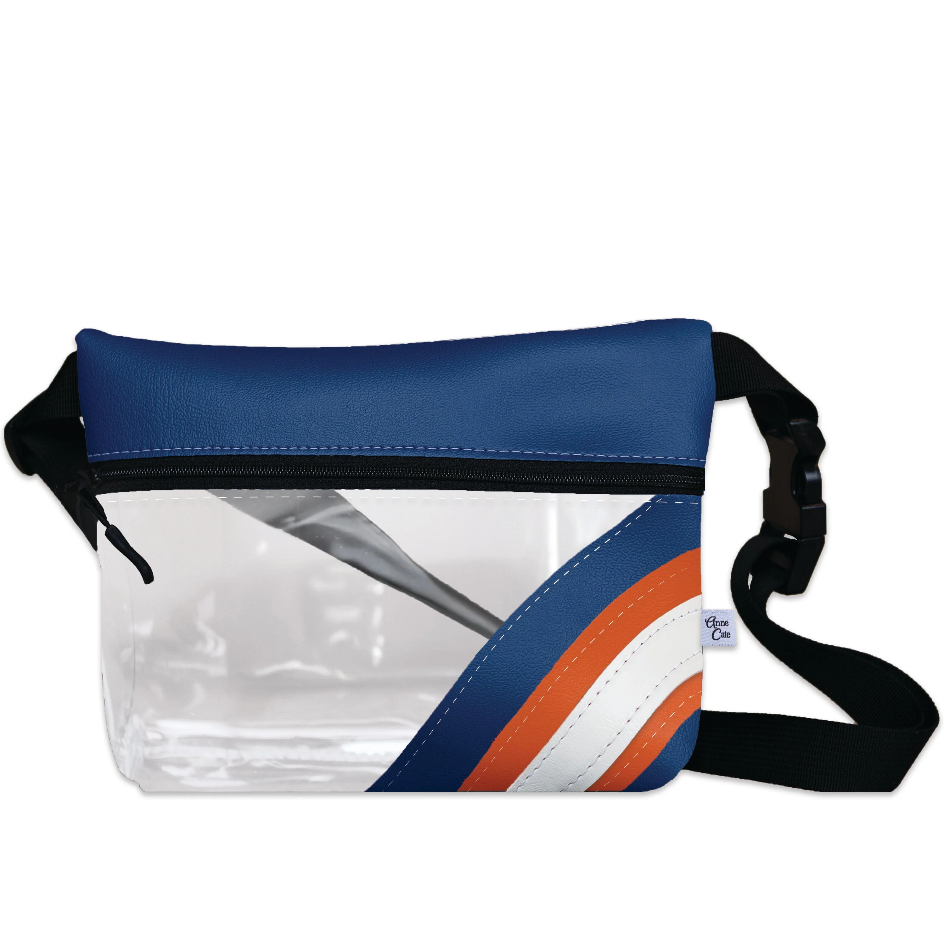 Collegiate Football Stadium Clear Stripe Game Day Fanny Pack - Image 24