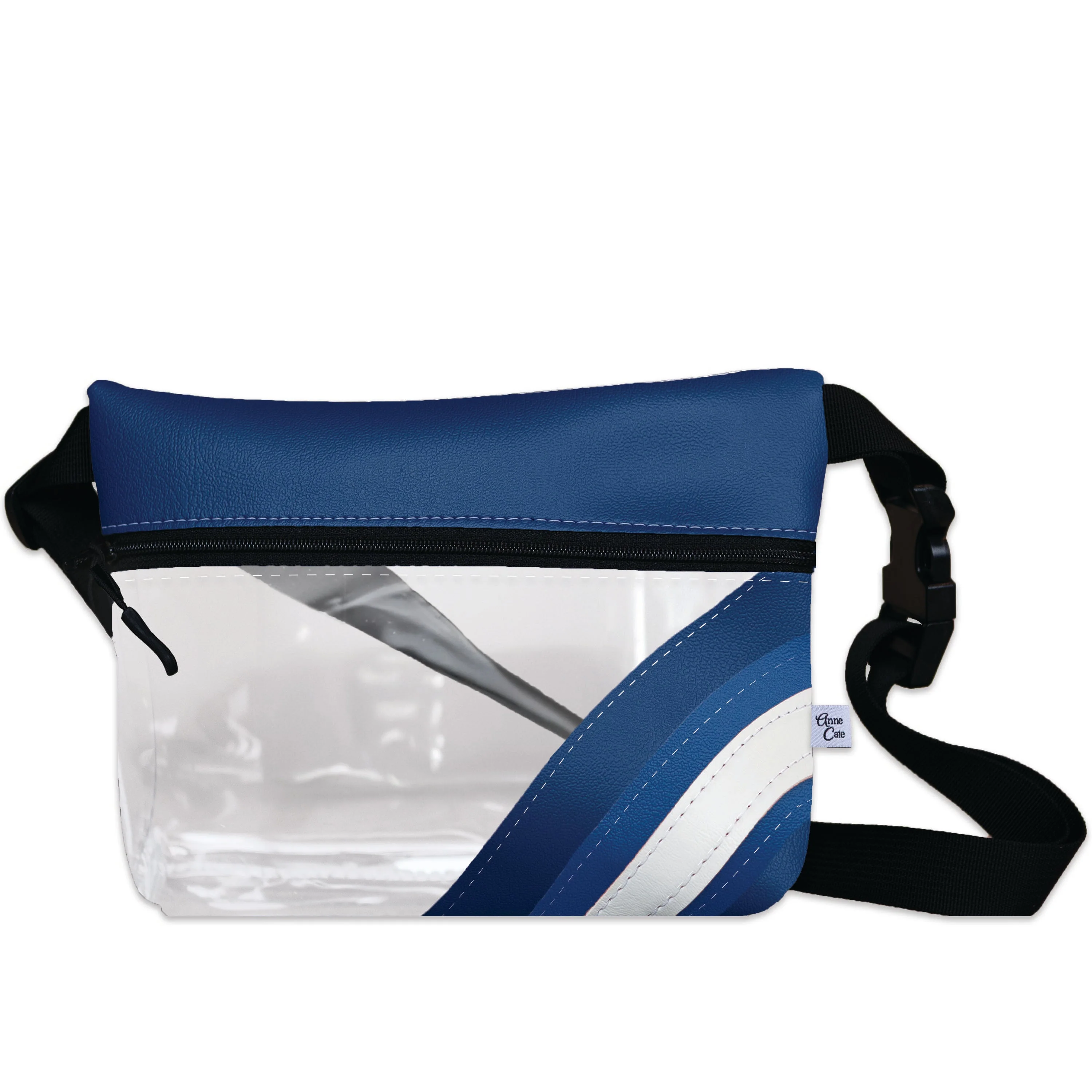 Collegiate Football Stadium Clear Stripe Game Day Fanny Pack - Image 29
