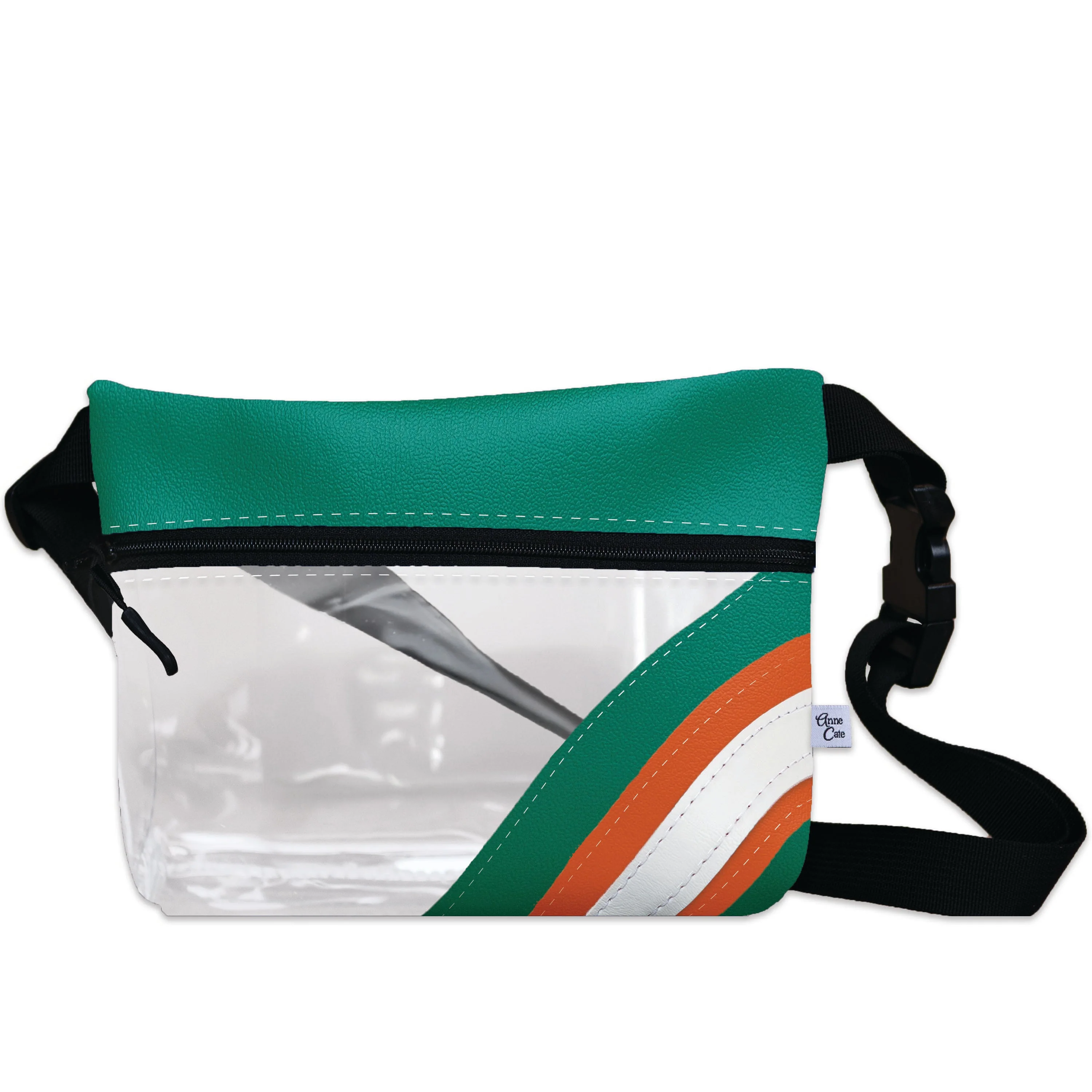 Collegiate Football Stadium Clear Stripe Game Day Fanny Pack - Image 30