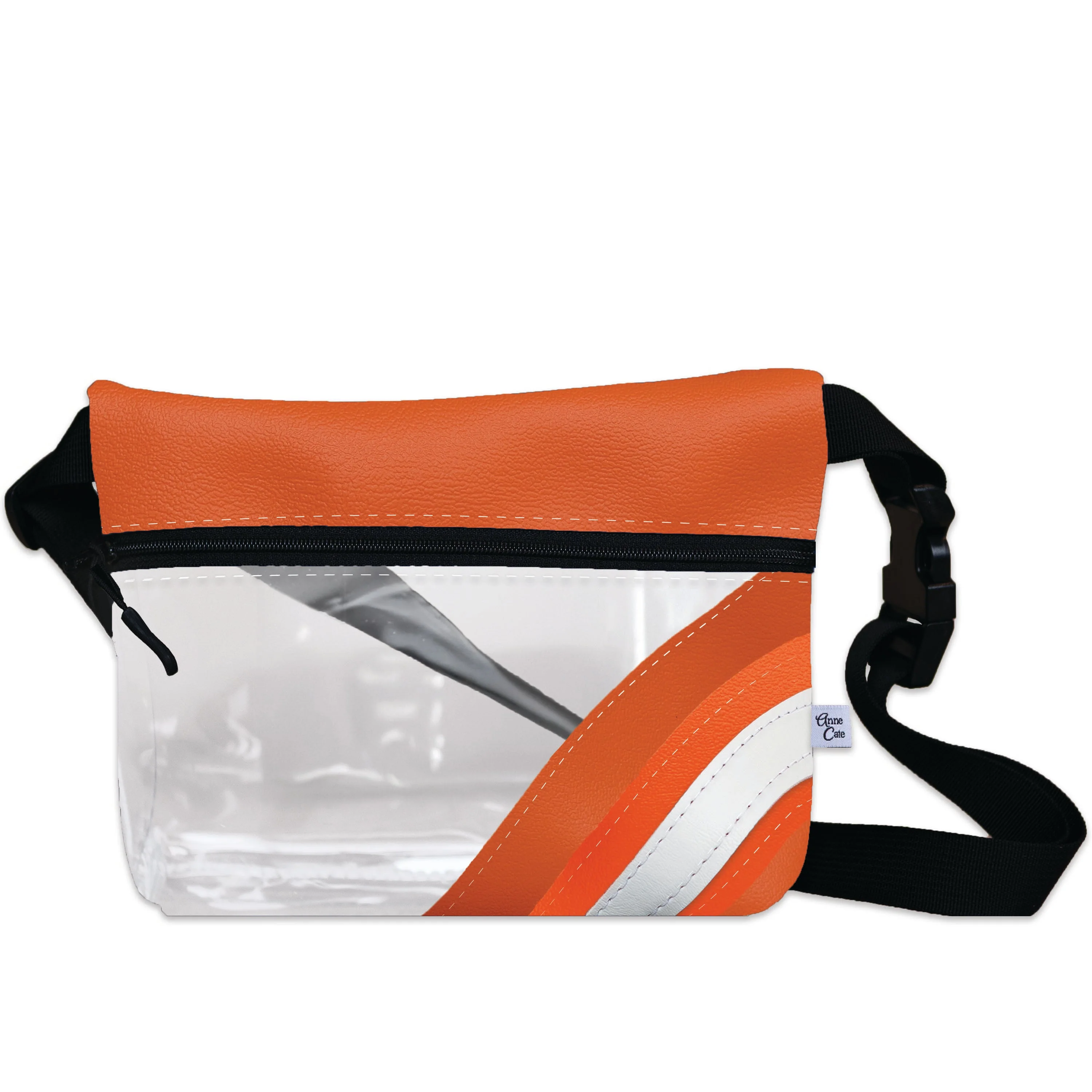 Collegiate Football Stadium Clear Stripe Game Day Fanny Pack - Image 36