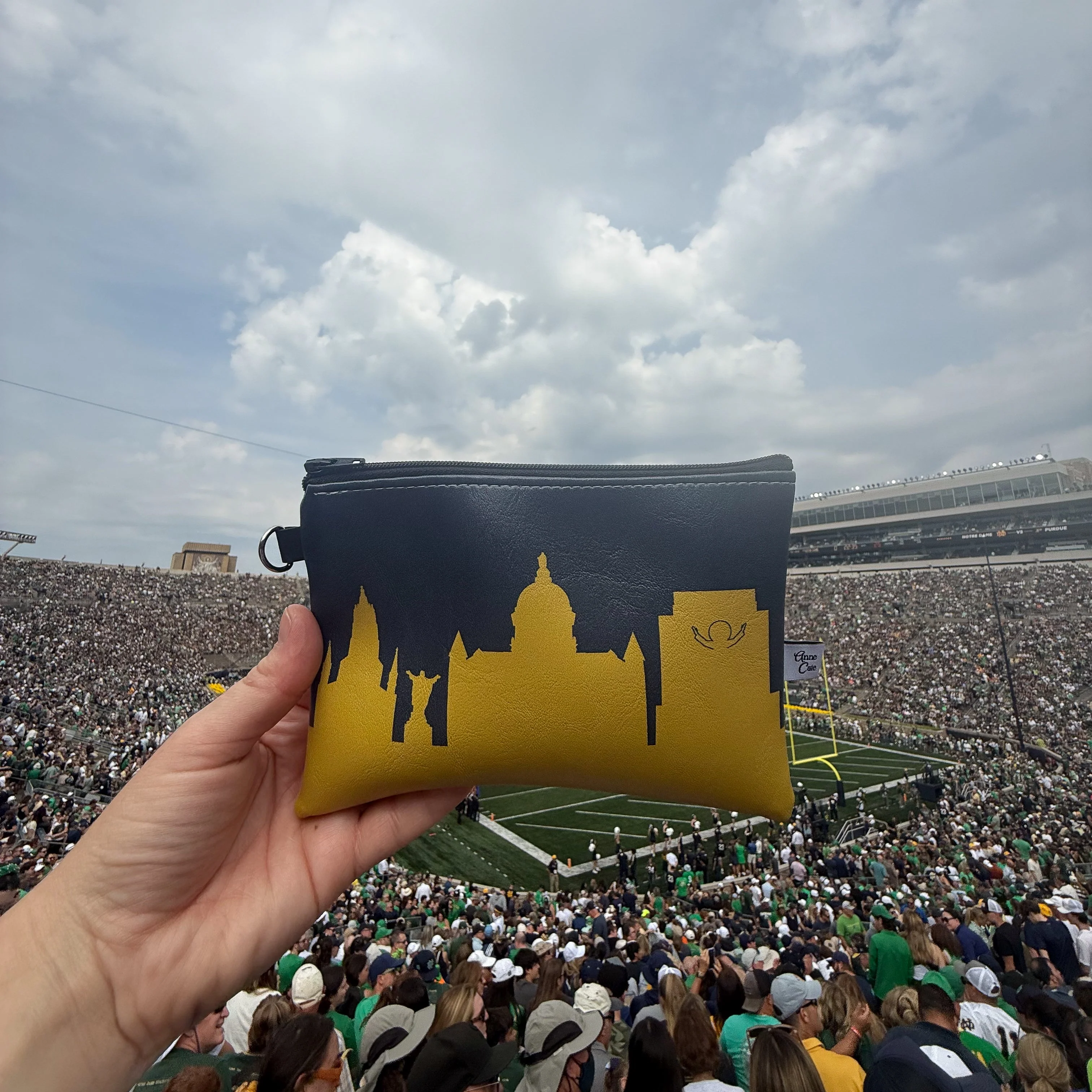 Collegiate Football Stadium Skyline Game Day Wristlet - Image 5