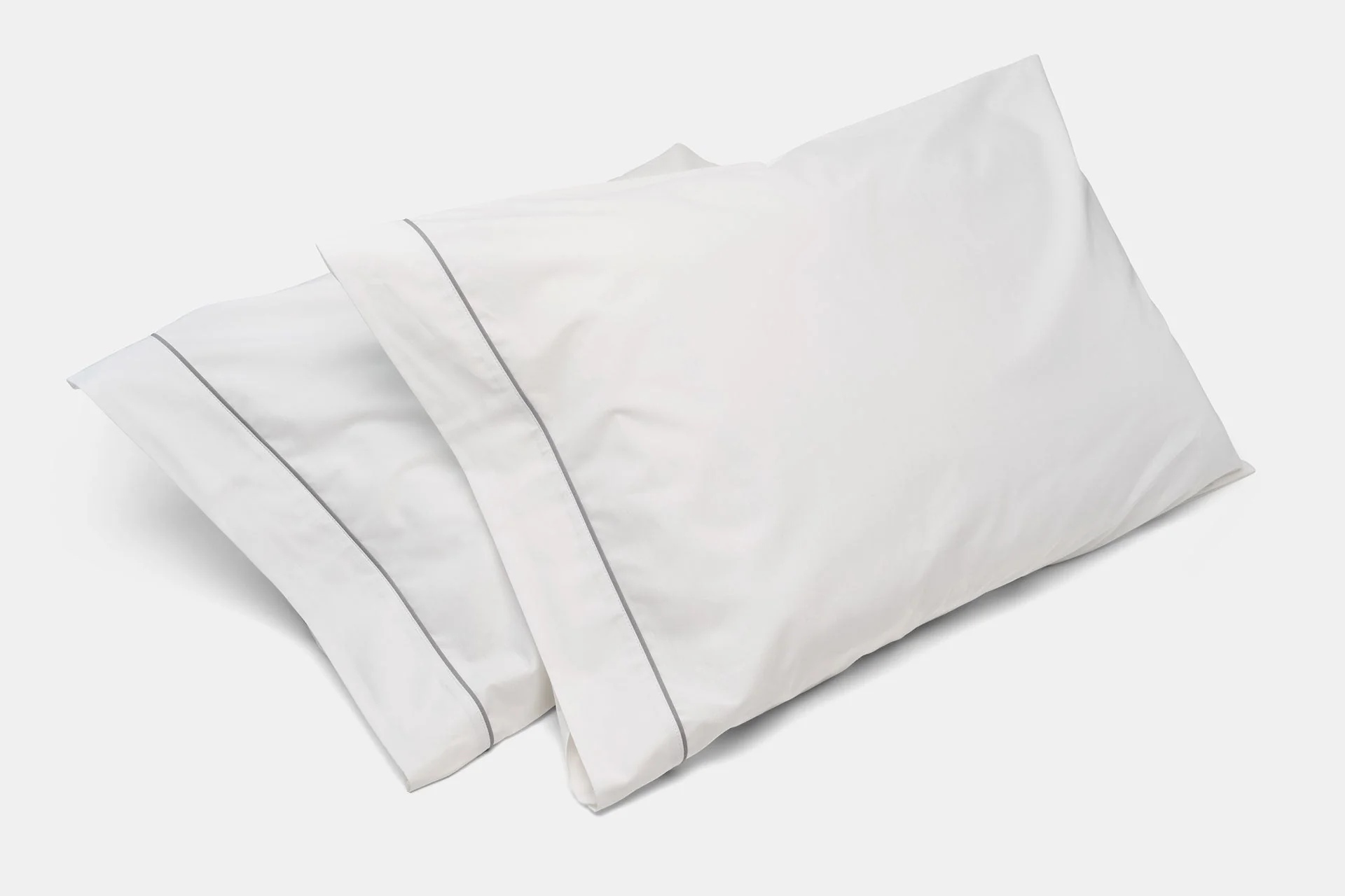 USA Cotton Pillowcases - Classic Piping Design
