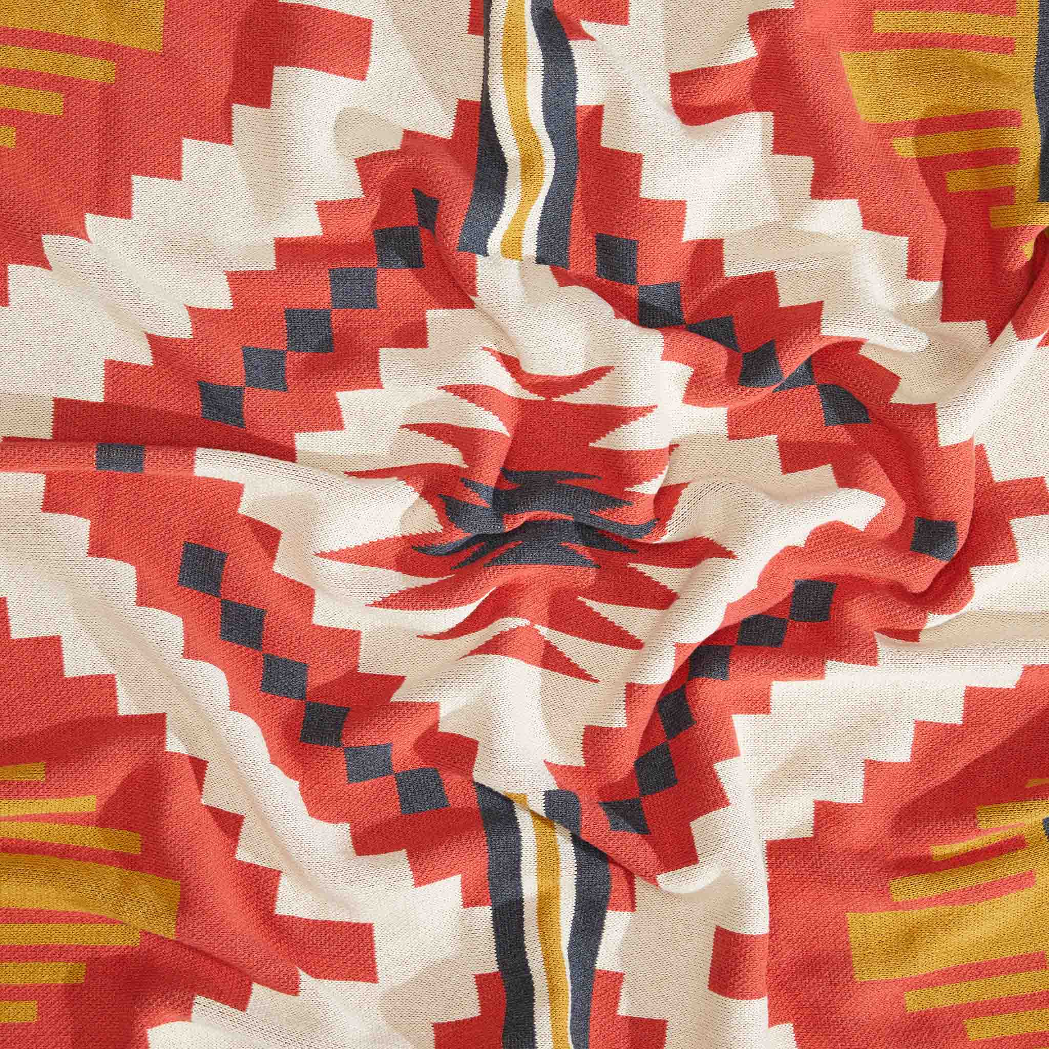 Cotton Sustainable Knit Throw Blanket - New Horizon - Image 3