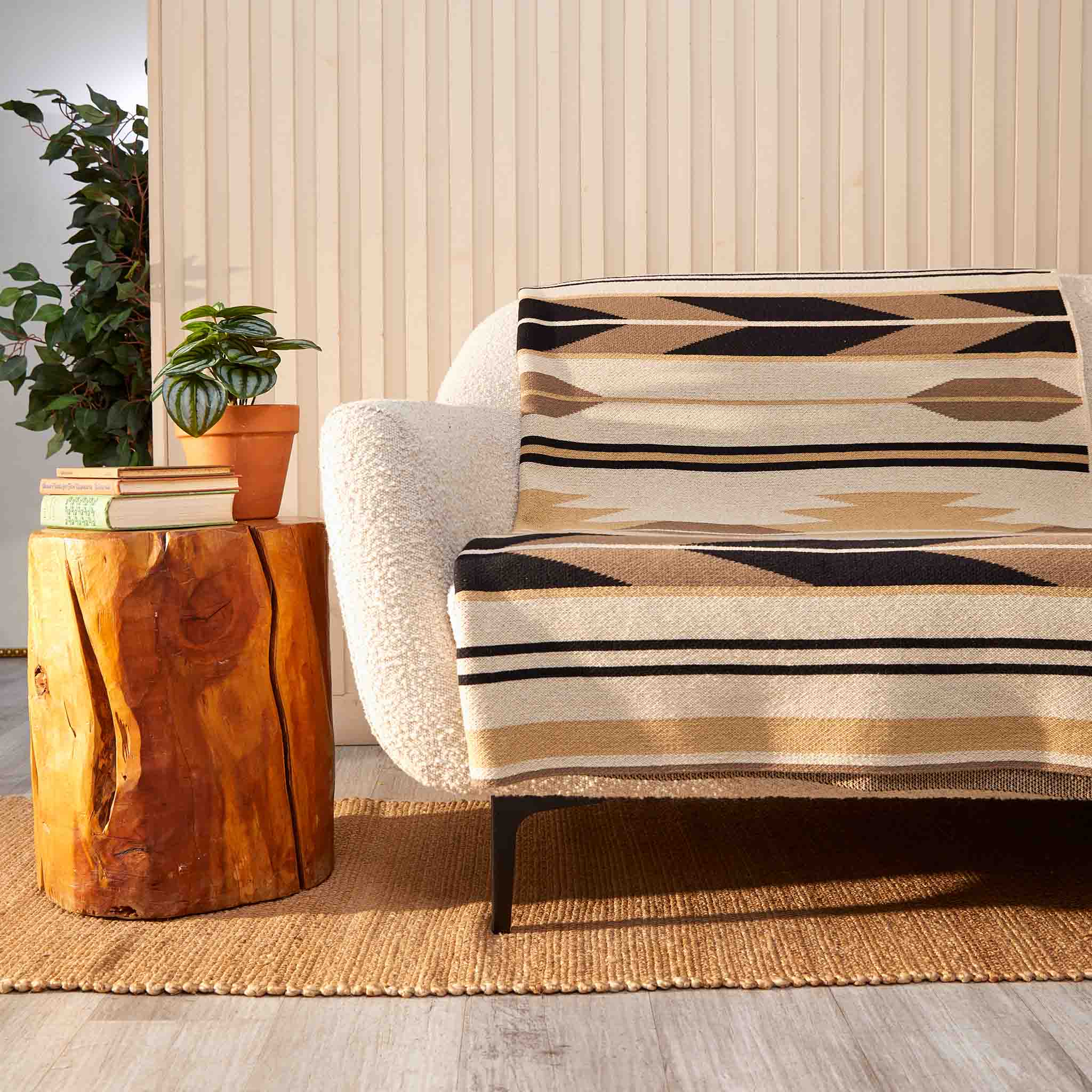 Cotton Sustainable Knit Throw Blanket - Star Gaze