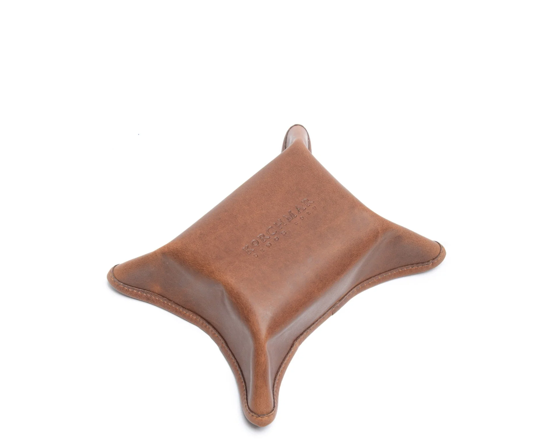 Handcrafted Dunbar Leather Change Tray - Image 3
