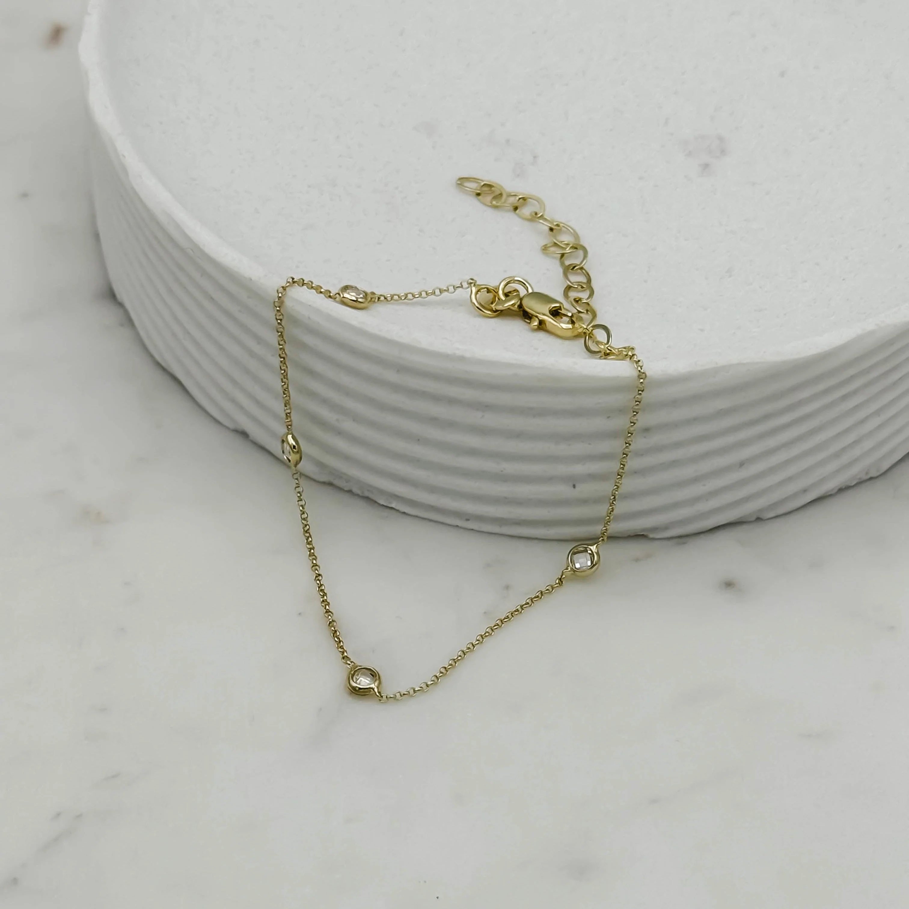 18K Gold-Filled Ellie Chain Bracelet - Image 2