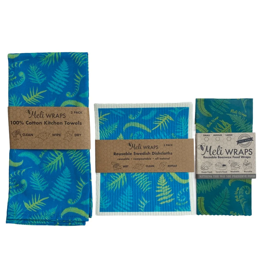 Beeswax Wraps - Fern Gift Set