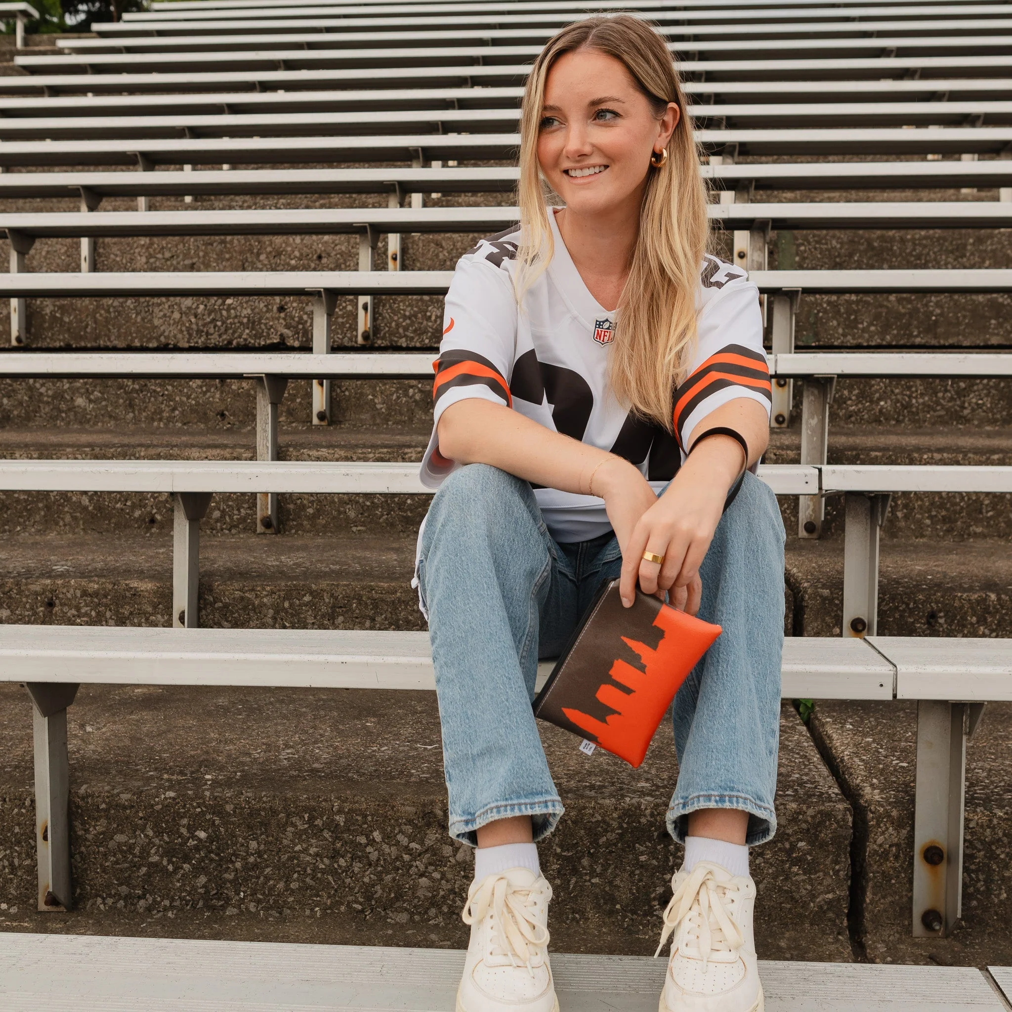 Football Stadium Skyline Game Day Wristlet - Image 5