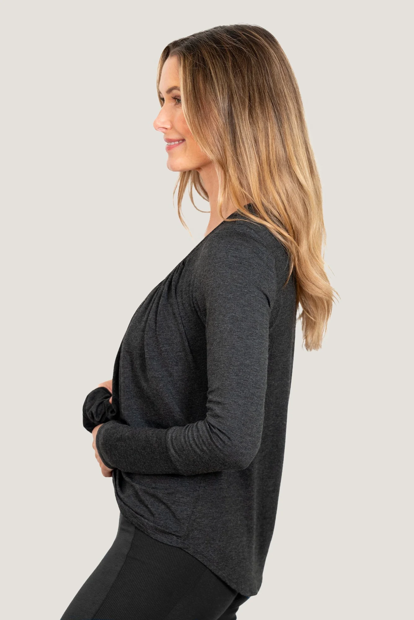 Full Moon Long Sleeve Top with Light Hug Bra-Free Shelf - Image 17