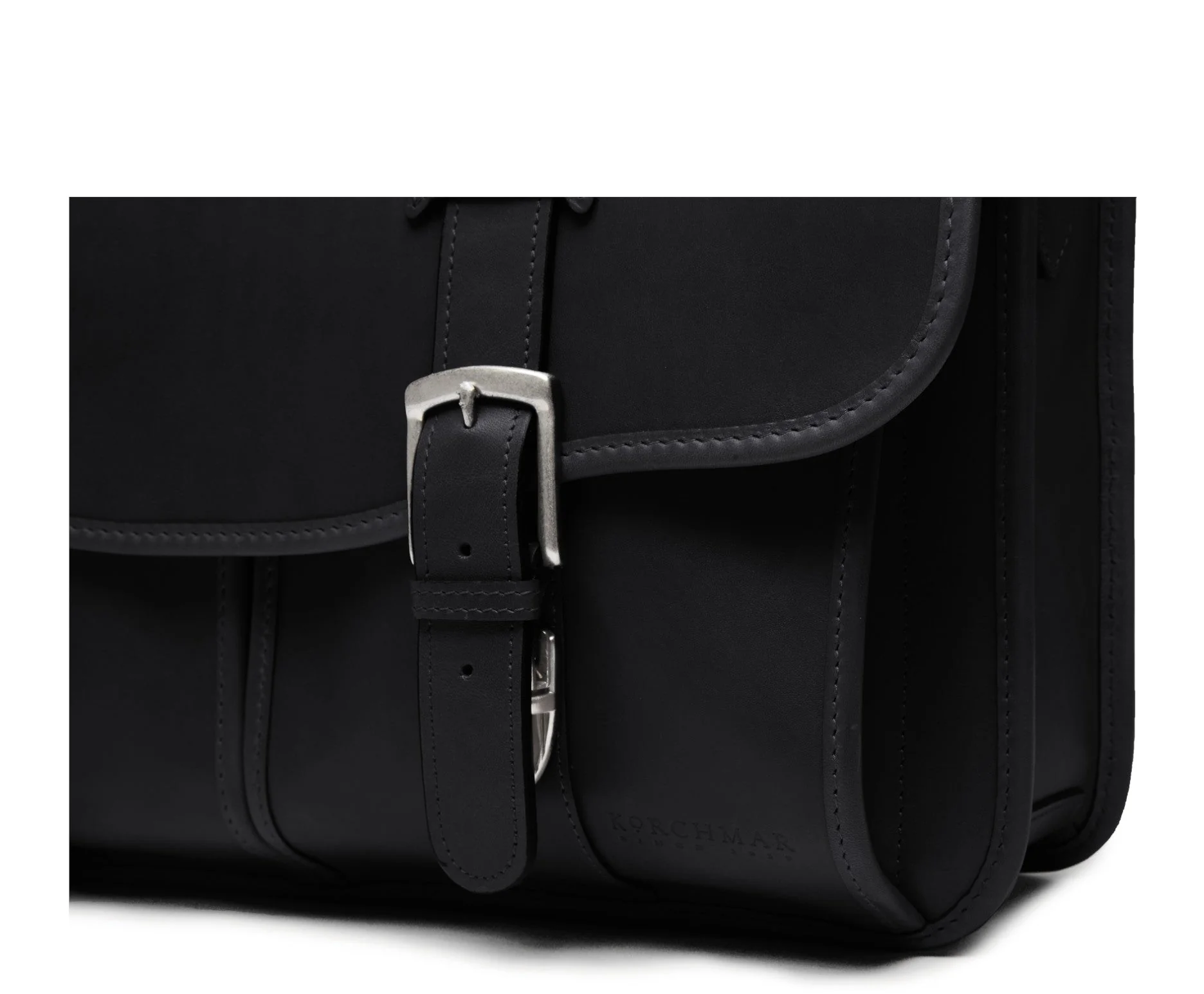 Classic Leather Garfield 15" Laptop Briefcase - Image 14