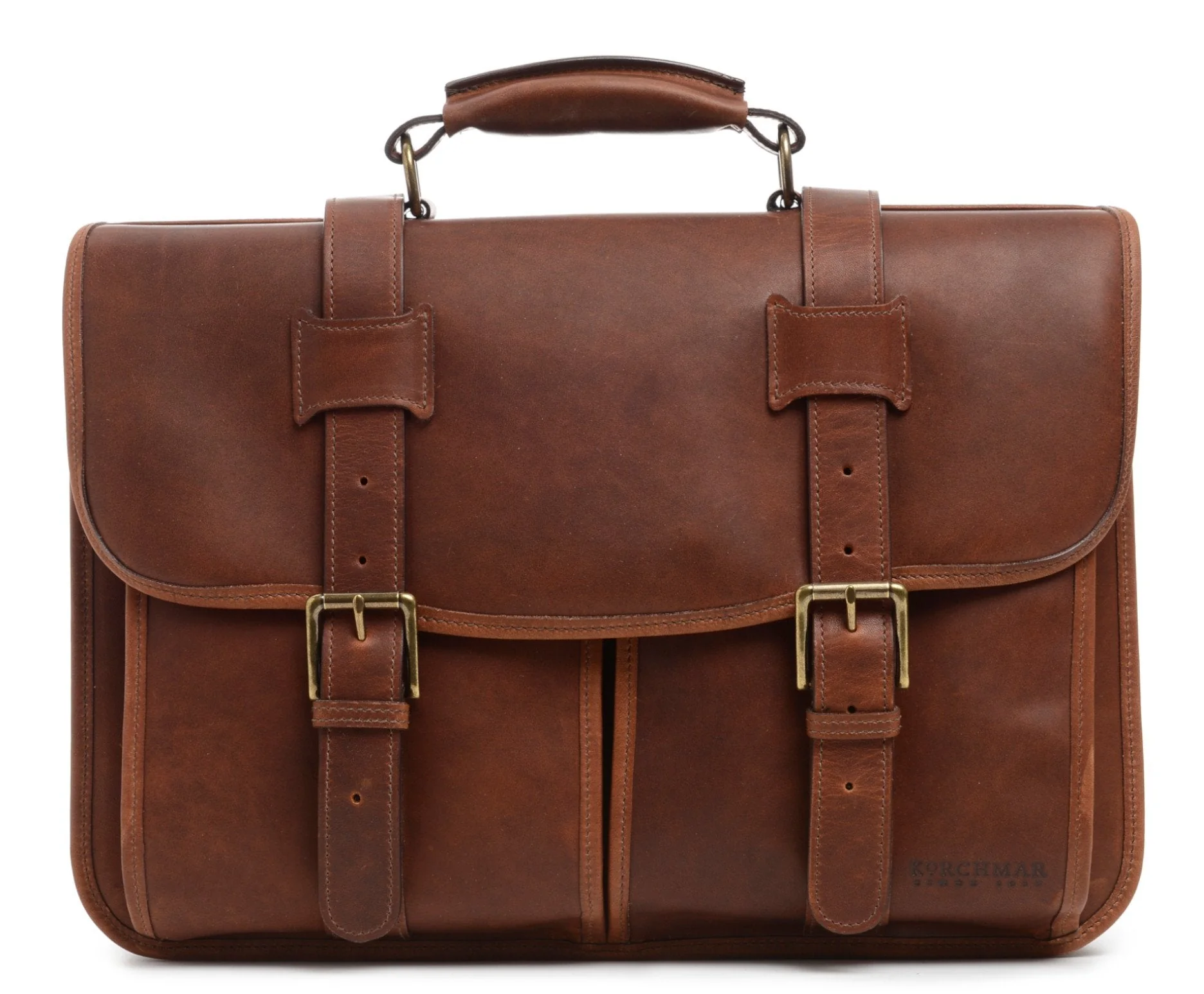 Classic Leather Garfield 15" Laptop Briefcase - Image 33