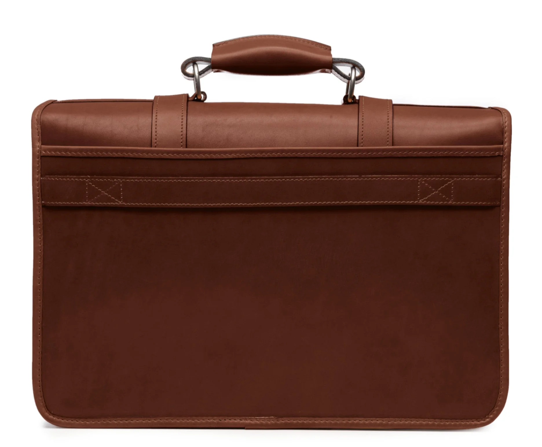 Classic Leather Garfield 15" Laptop Briefcase - Image 6