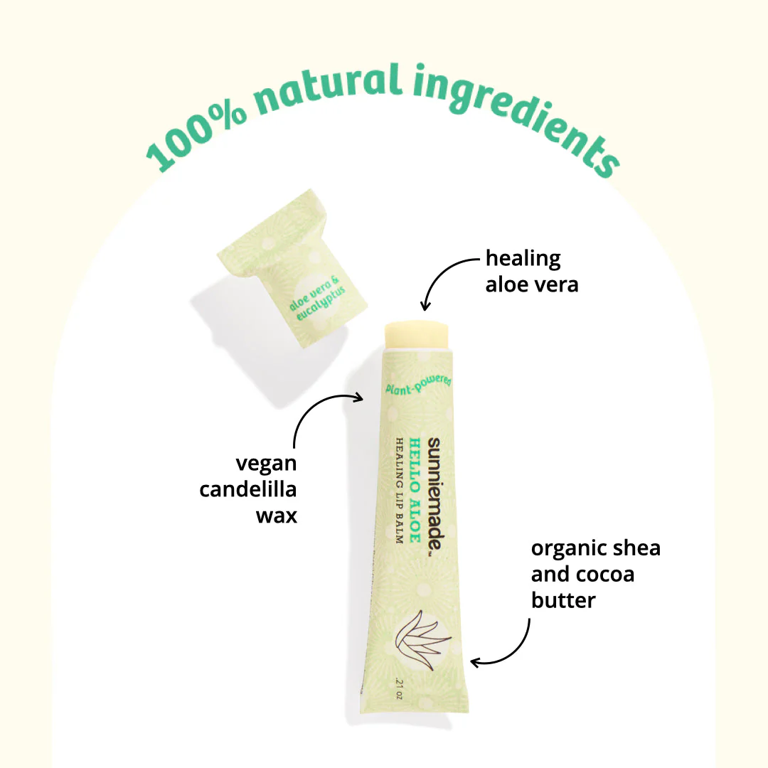 Aloe Vera Healing Lip Balm - 0.21 Oz - Image 5