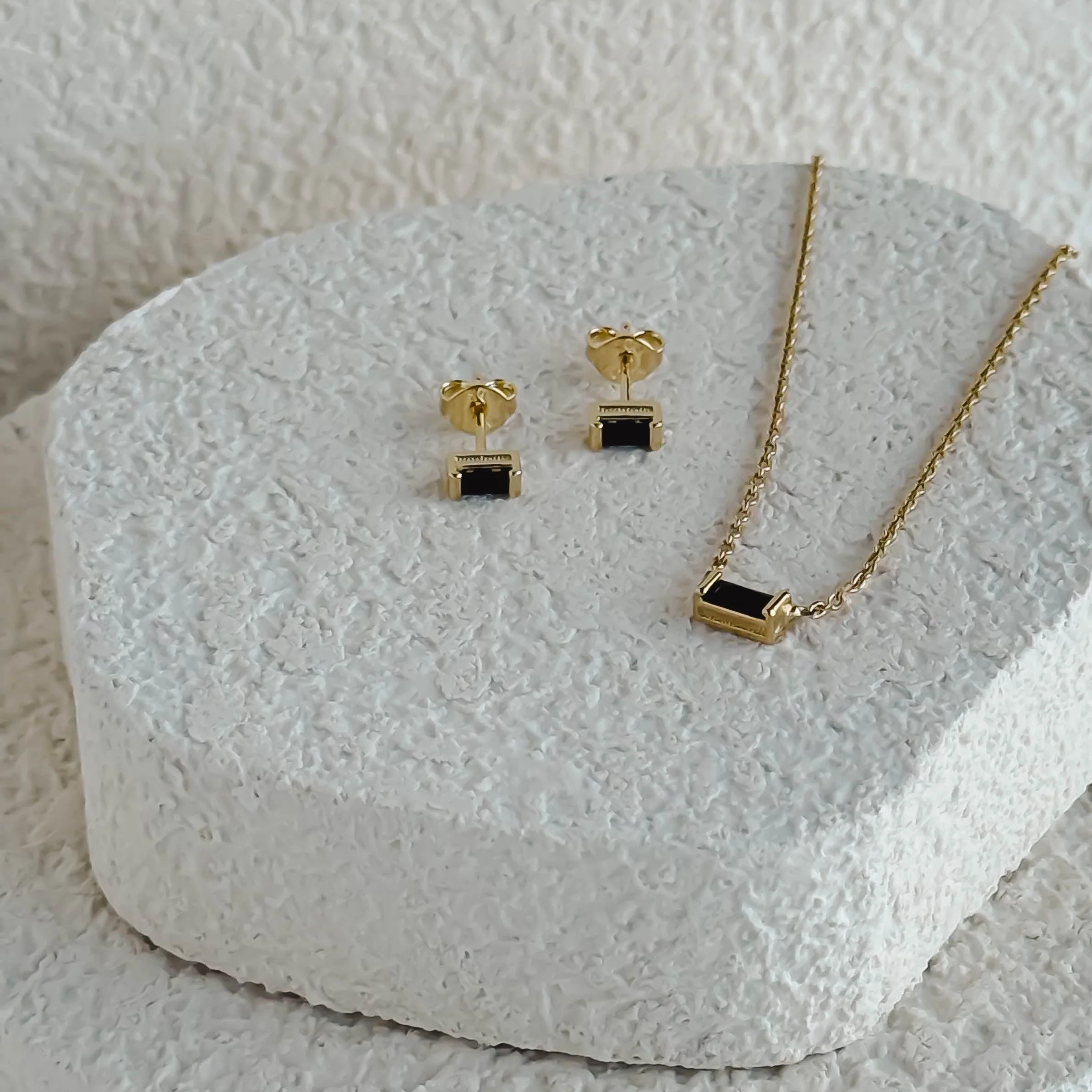18K Gold-Filled Henley Stud Earrings - Image 2