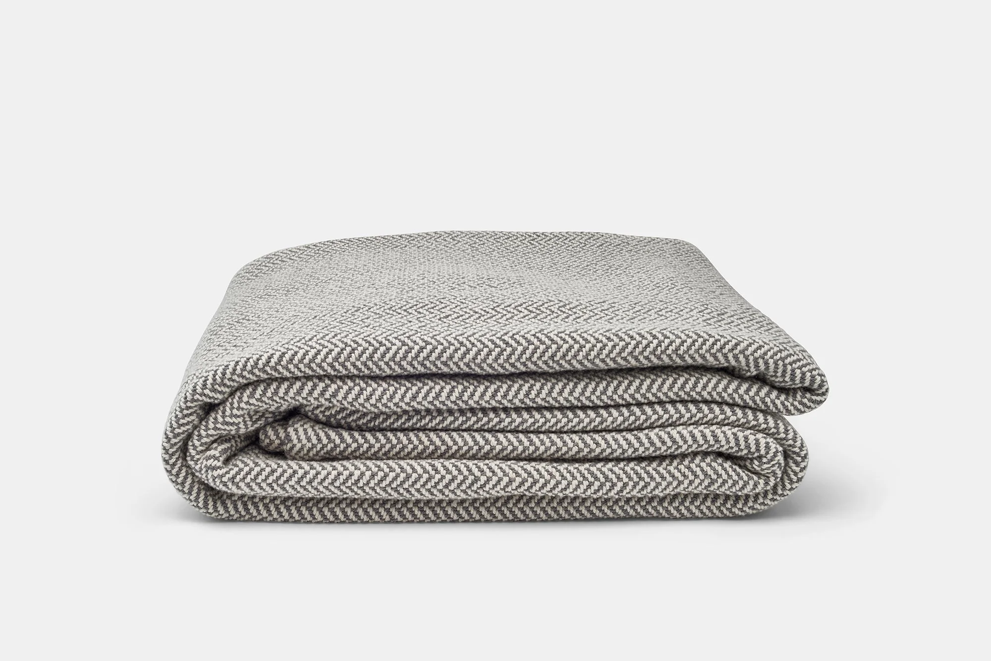 Cotton Blanket Herringbone Weave - Heirloom Quality - Image 3