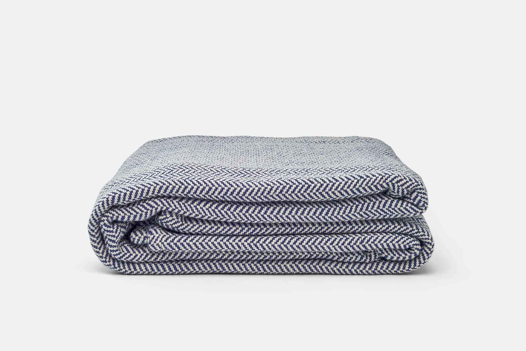 Cotton Blanket Herringbone Weave - Heirloom Quality - Image 4