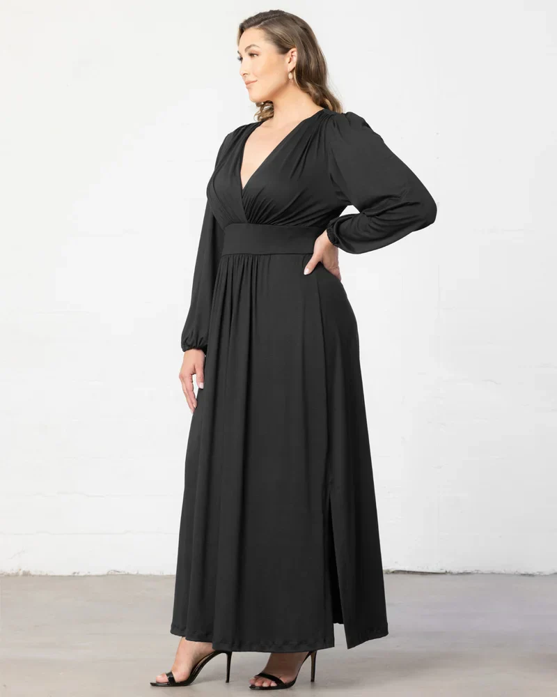 Plus Size Kelsey Long Sleeve Maxi Dress - Image 11