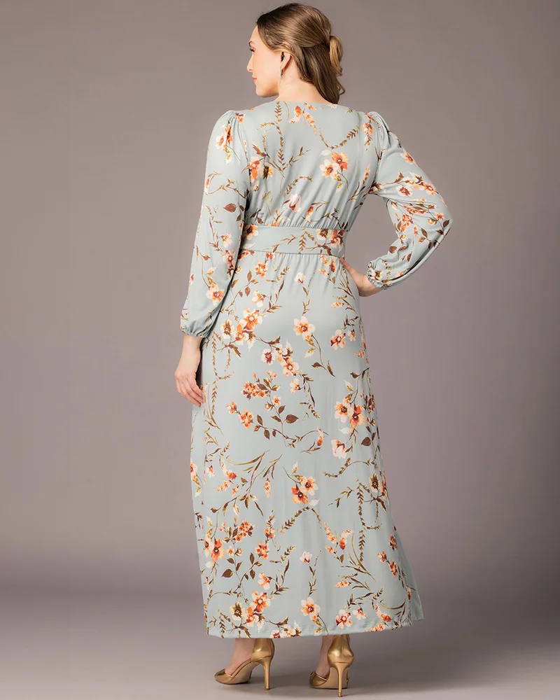 Plus Size Kelsey Long Sleeve Maxi Dress - Image 17