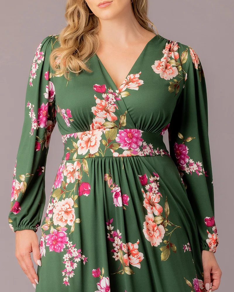 Plus Size Kelsey Long Sleeve Maxi Dress - Image 23