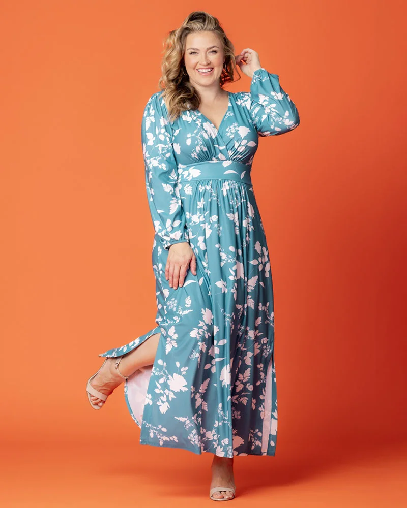 Plus Size Kelsey Long Sleeve Maxi Dress - Image 34