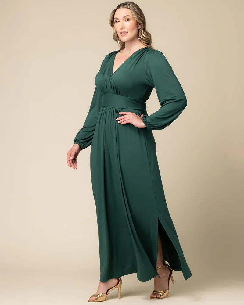 Plus Size Kelsey Long Sleeve Maxi Dress - Image 4
