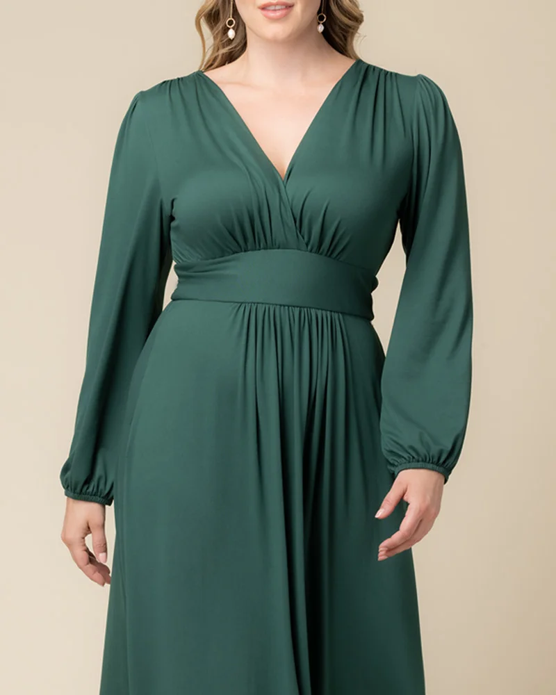 Plus Size Kelsey Long Sleeve Maxi Dress - Image 6