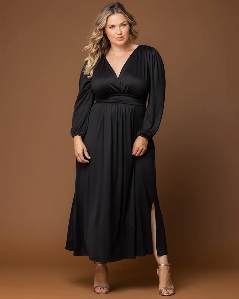 Plus Size Kelsey Long Sleeve Maxi Dress - Image 8