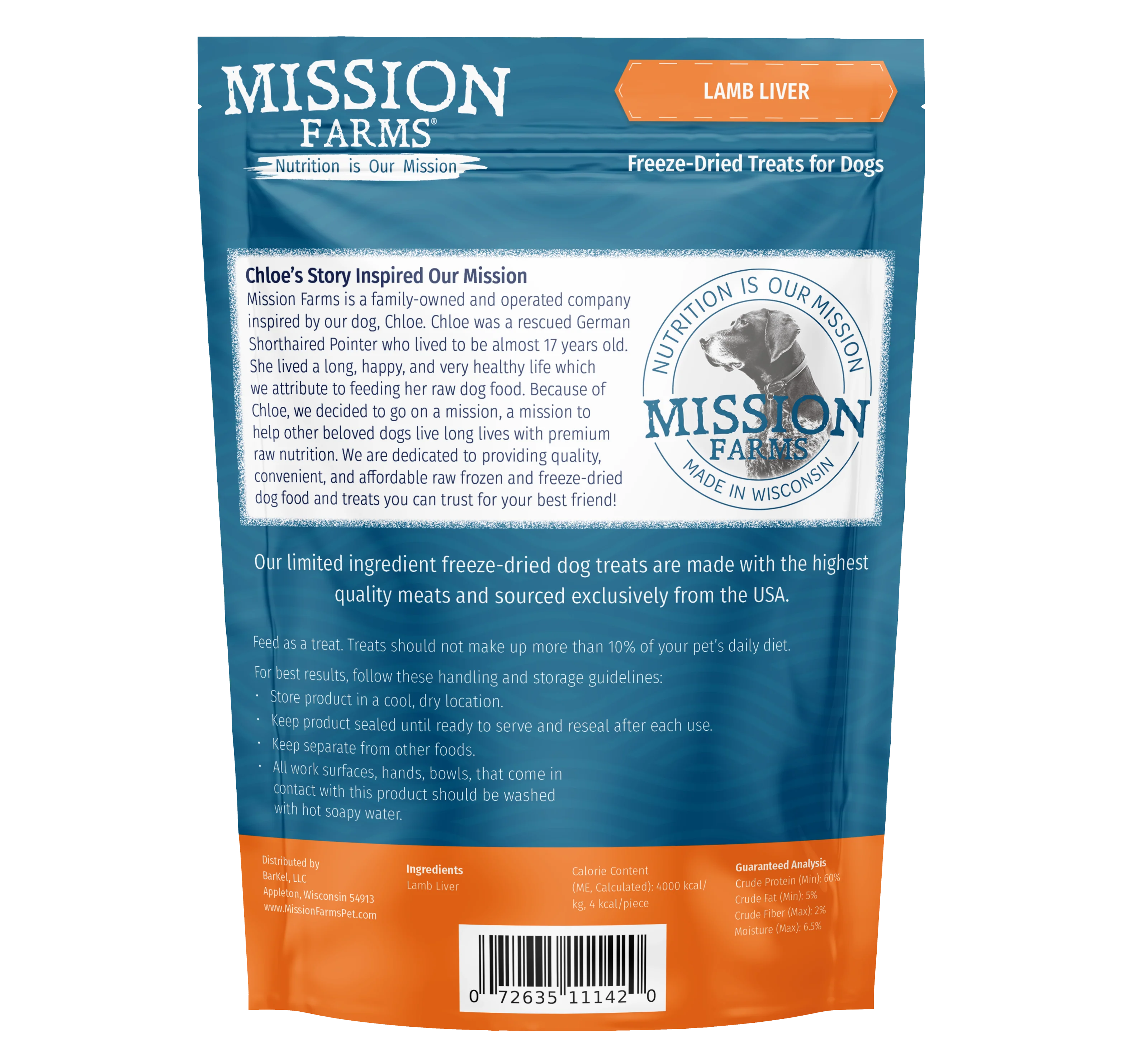 Nutritious Lamb Liver Dog Treats - 3 oz. - Image 2