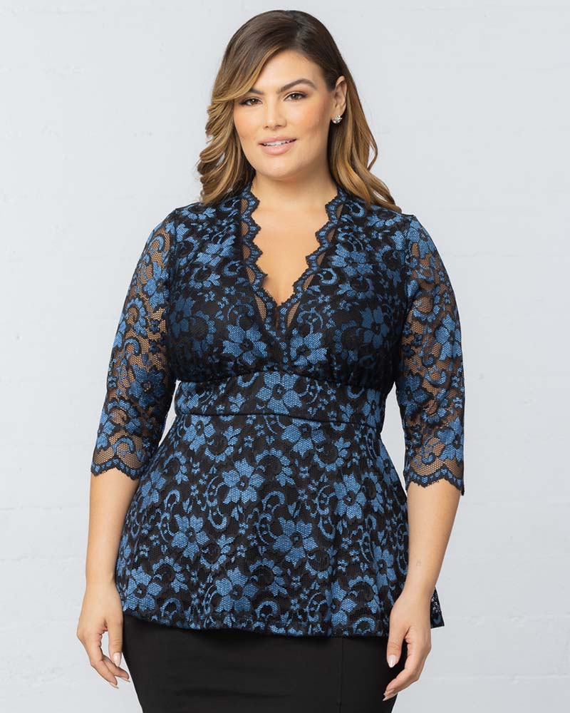Plus Size Limited Edition Luxe Lace Top - Image 10