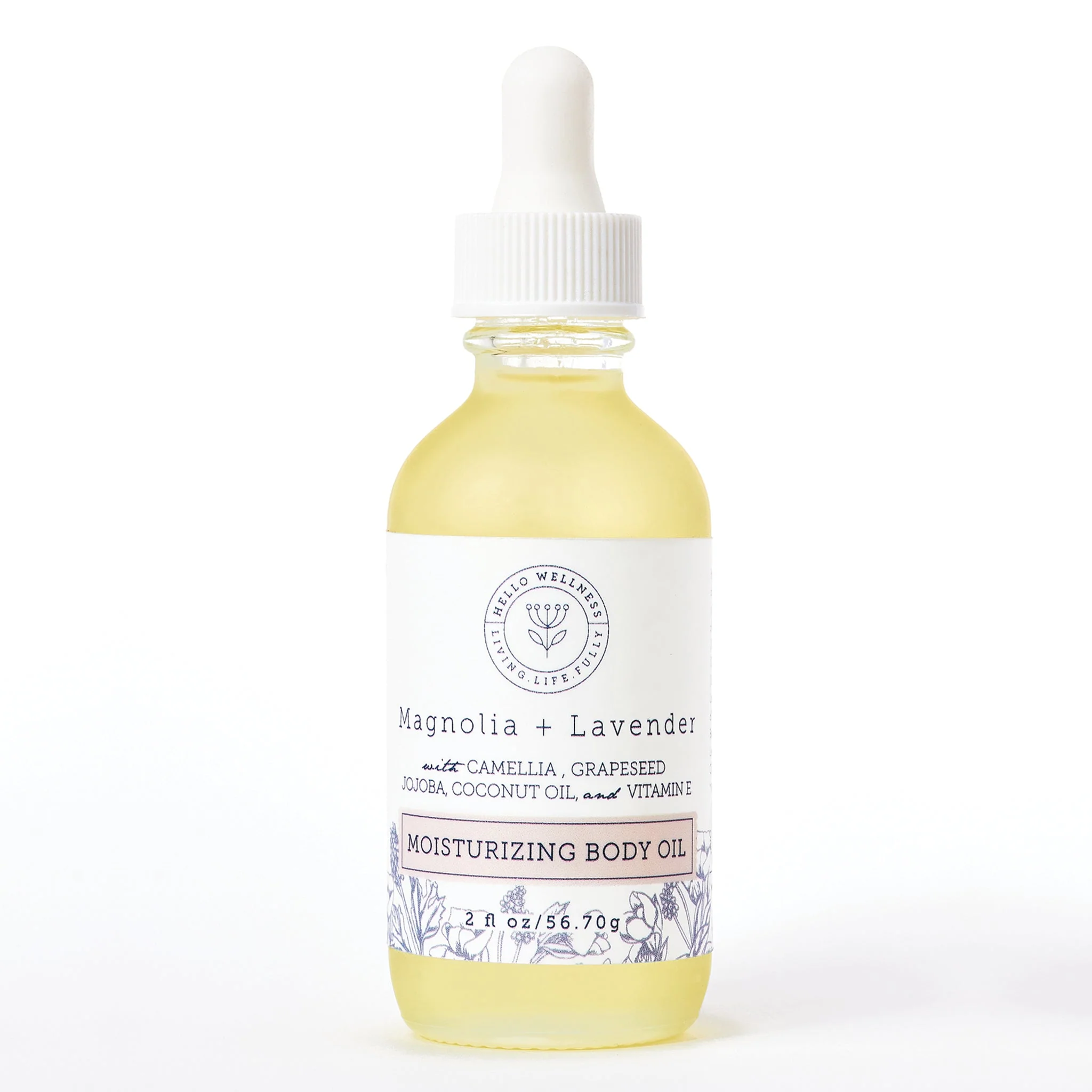 Lavender & Magnolia Luxurious Body Oil - 2 Oz - Image 4